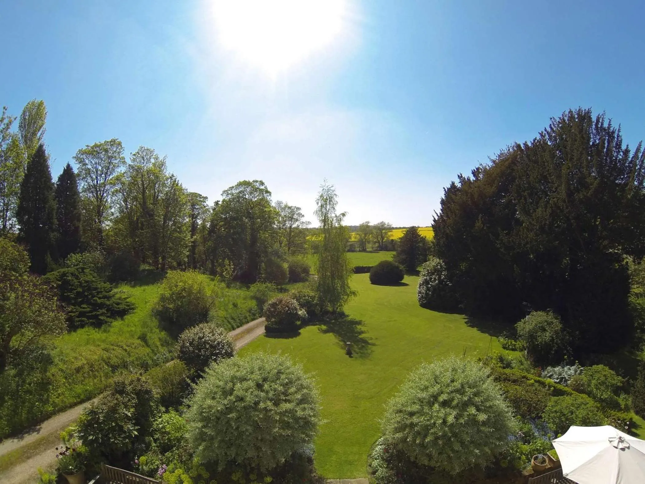 Garden in The Old Rectory, Kettlebaston