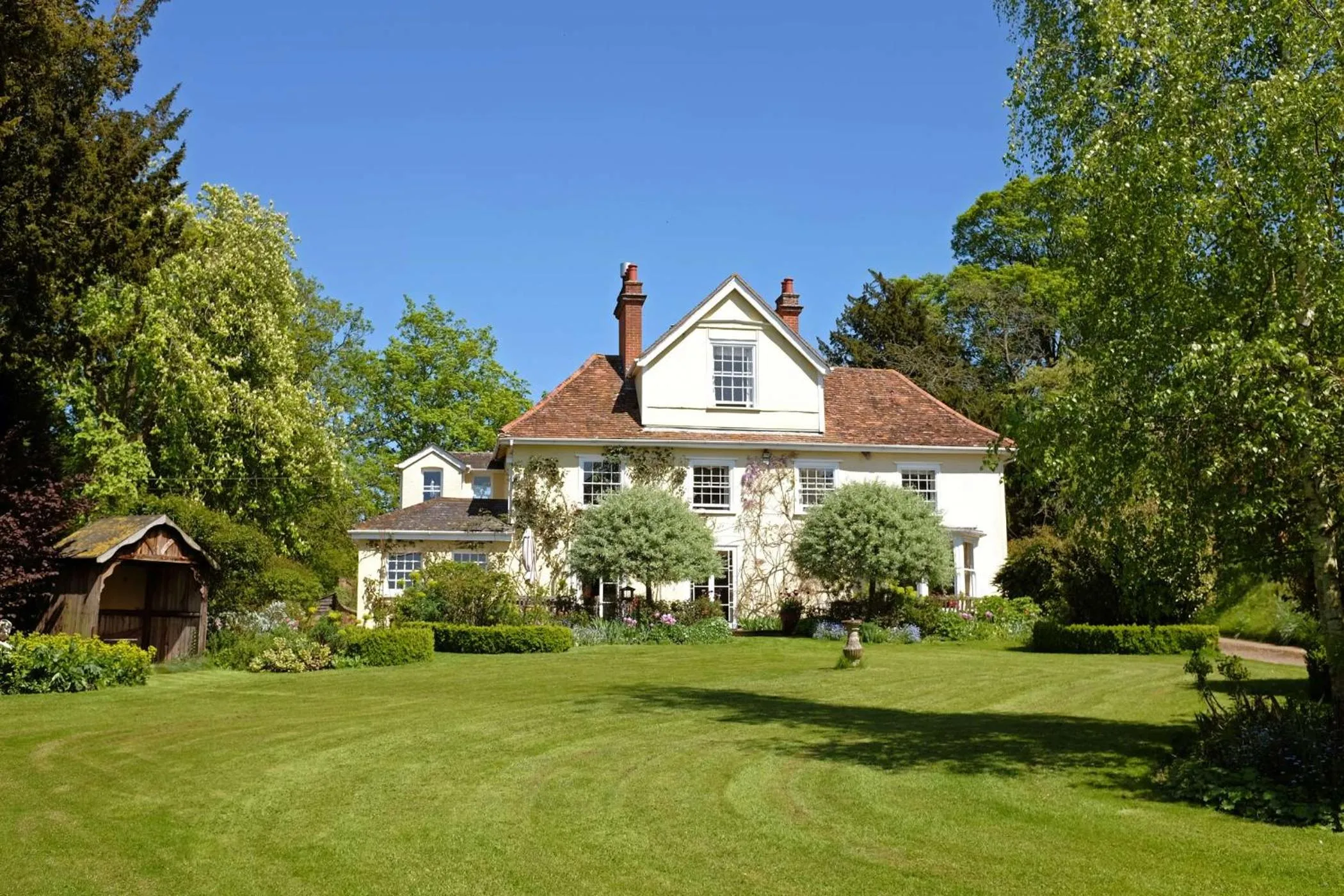 Communal lounge/ TV room in The Old Rectory, Kettlebaston