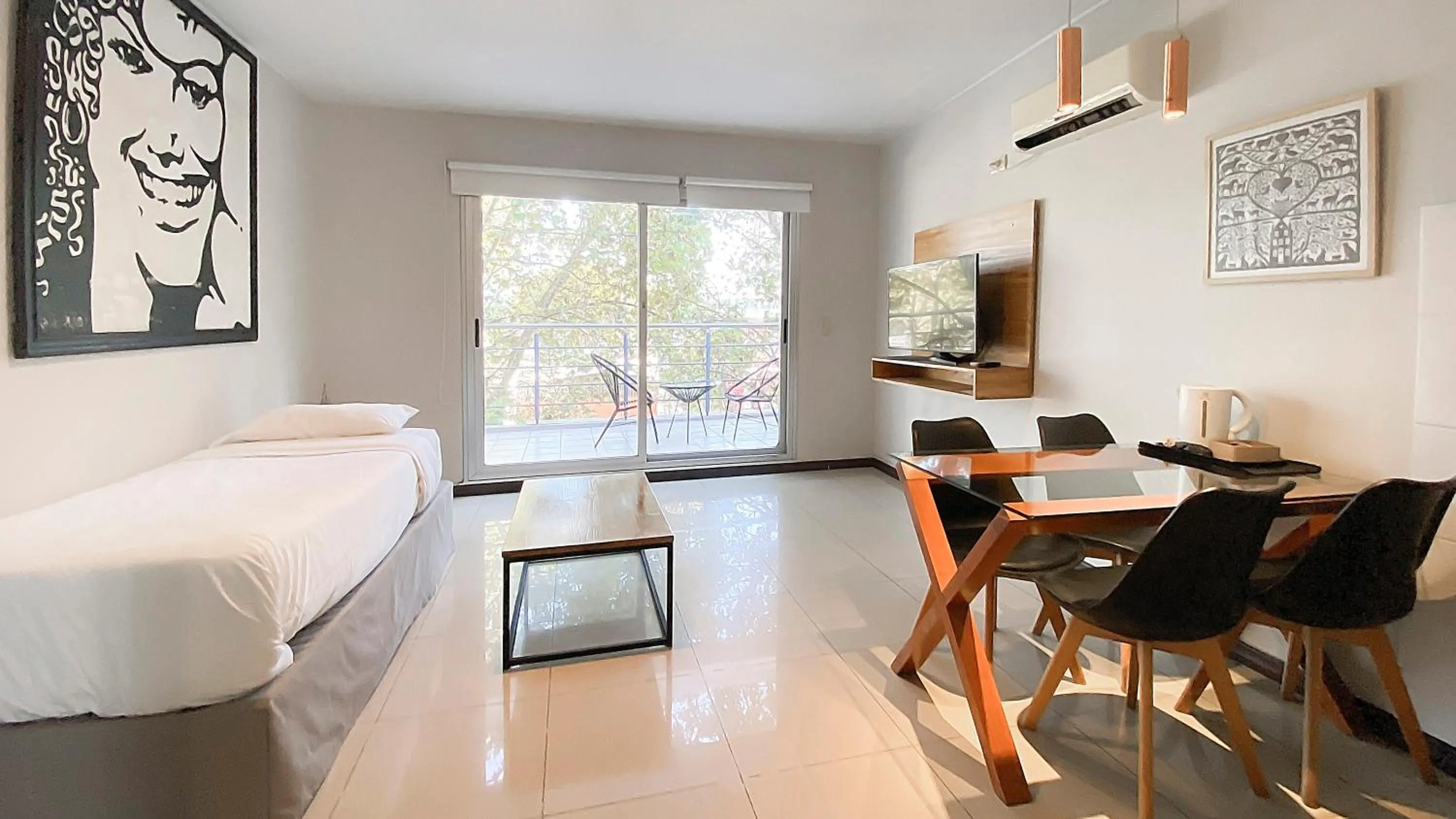 Living room, Bed in H5063