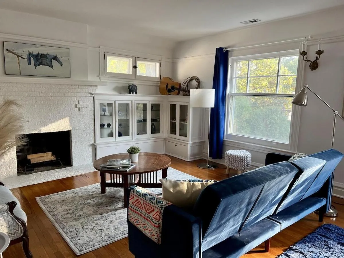 Living room in Historic Oak Park Residence