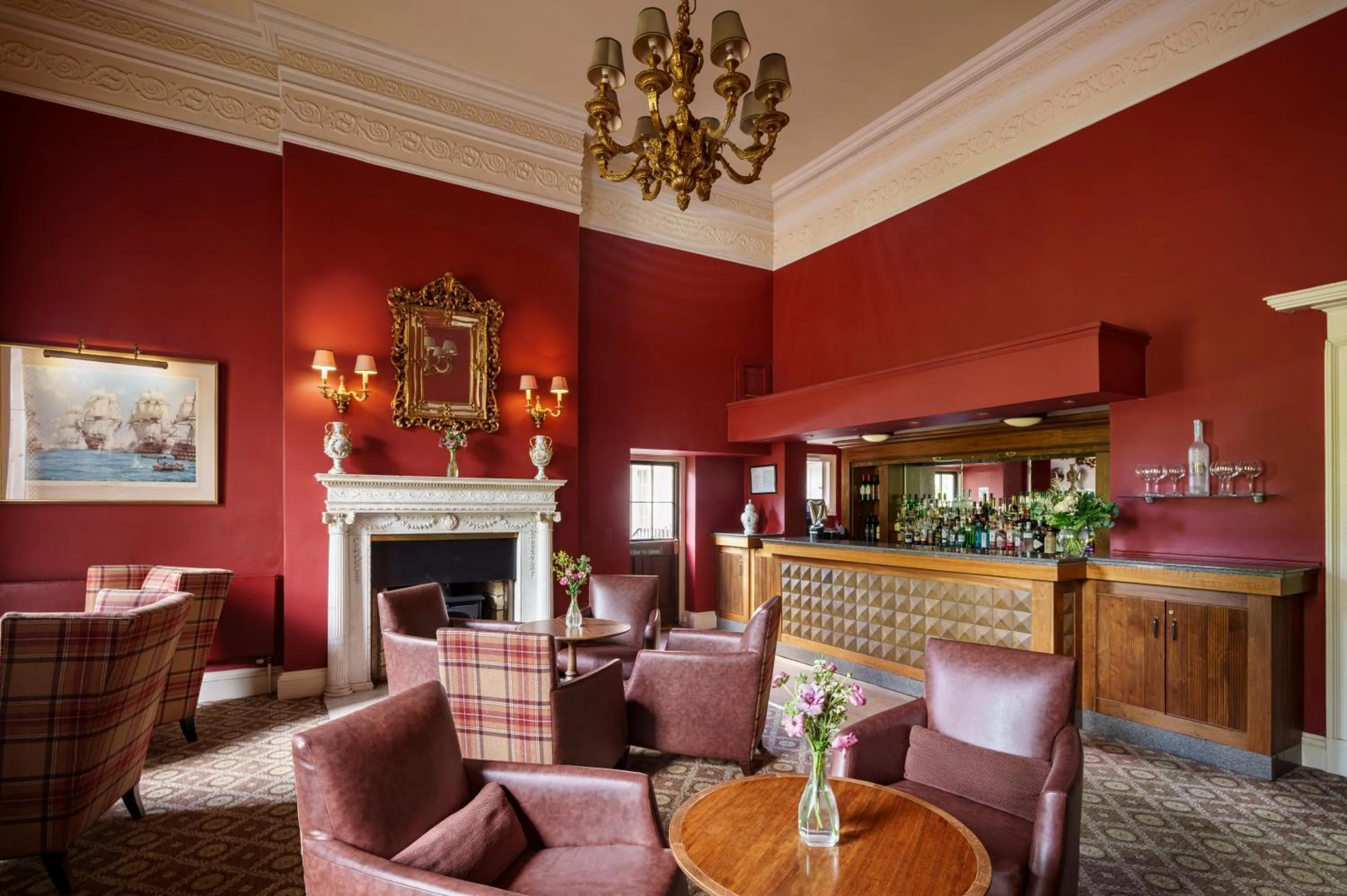Seating area in Macdonald Linden Hall Hotel, Golf & Spa