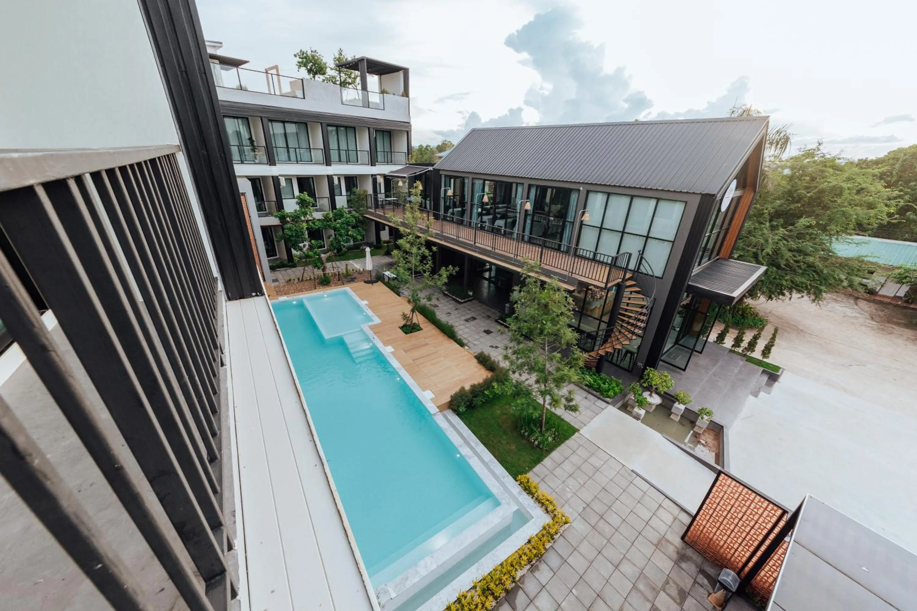 Pool view in Phu sakon ville hotel