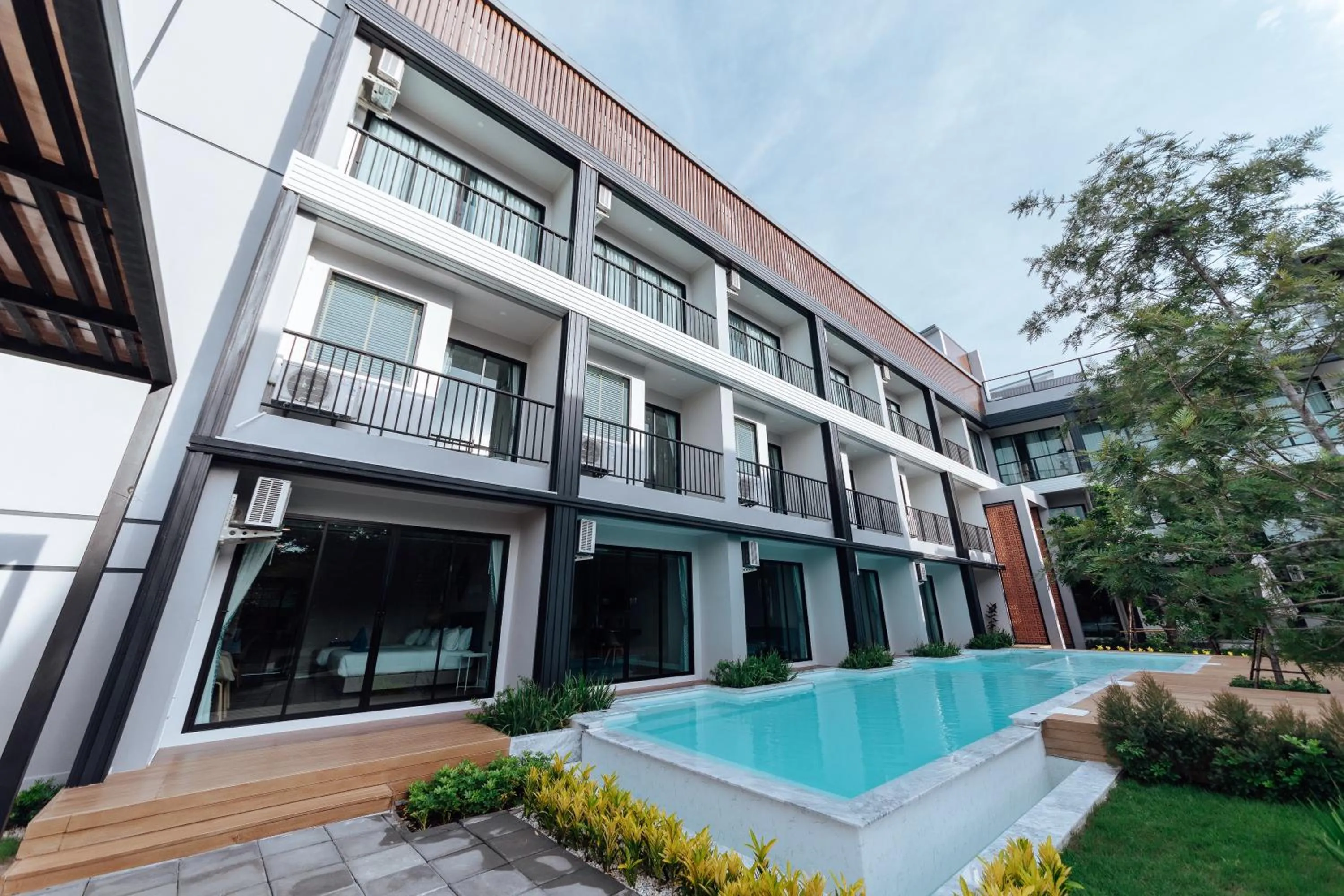Pool view in Phu sakon ville hotel