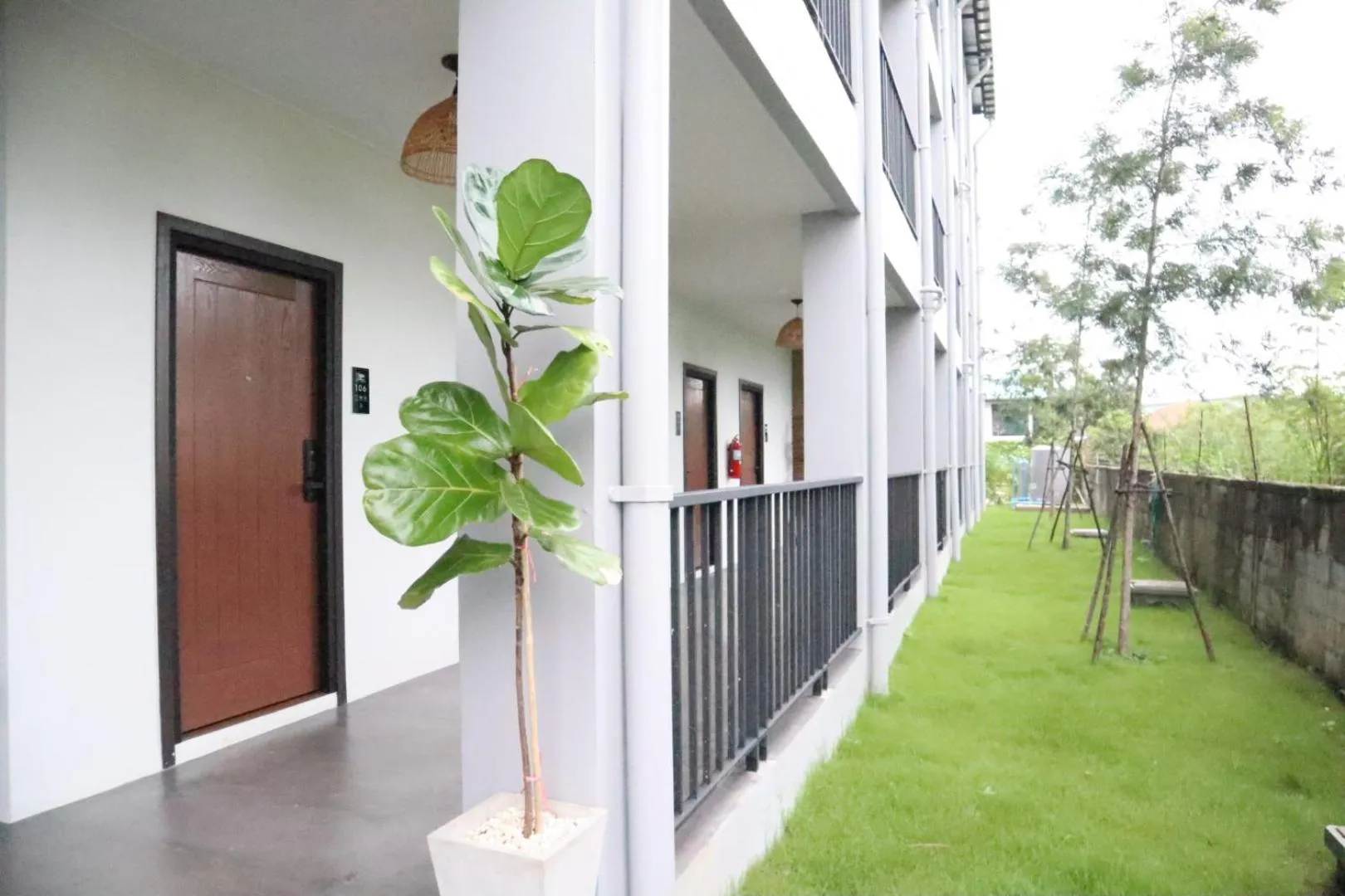 Garden in Phu sakon ville hotel