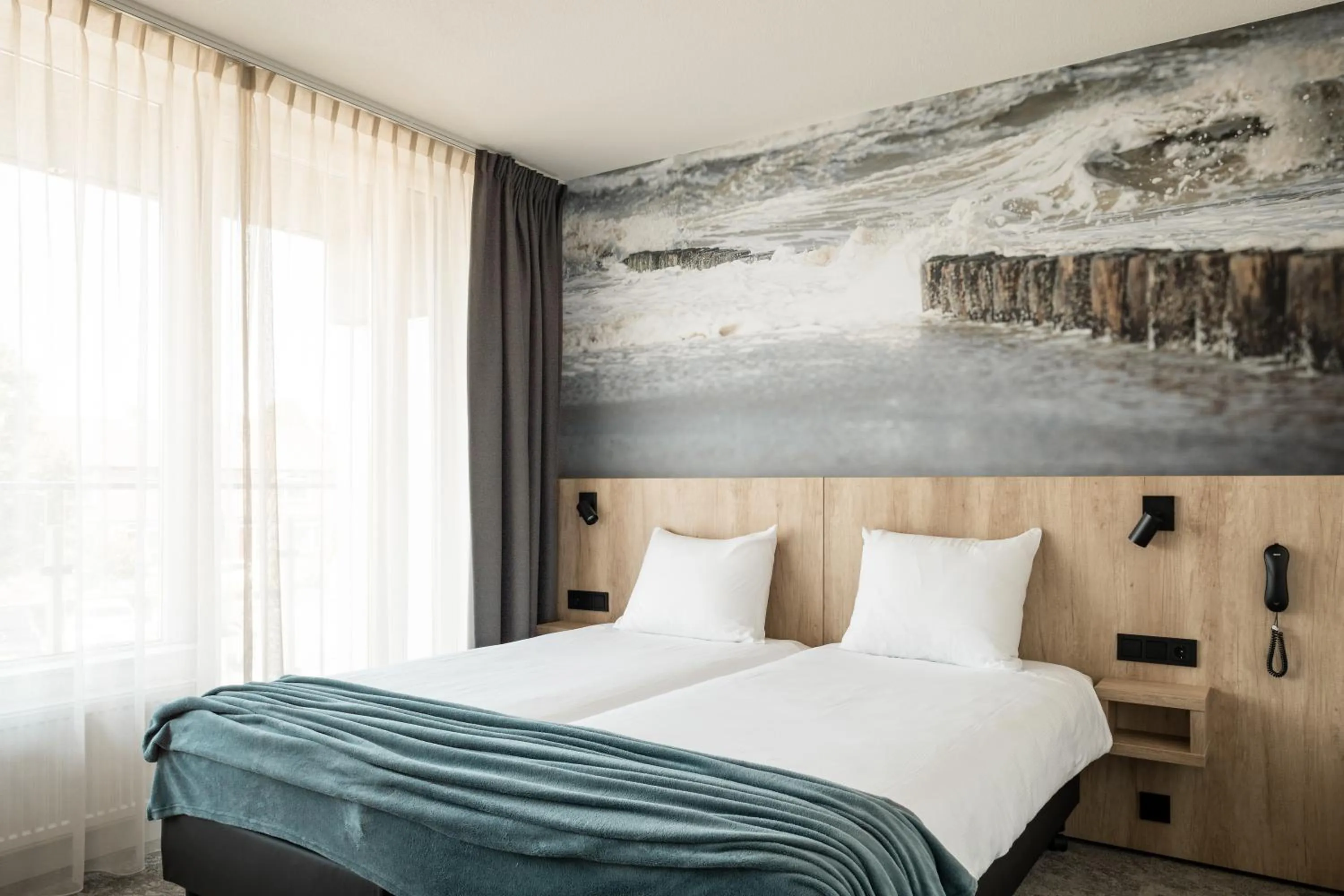 Bed in City hotel Terneuzen