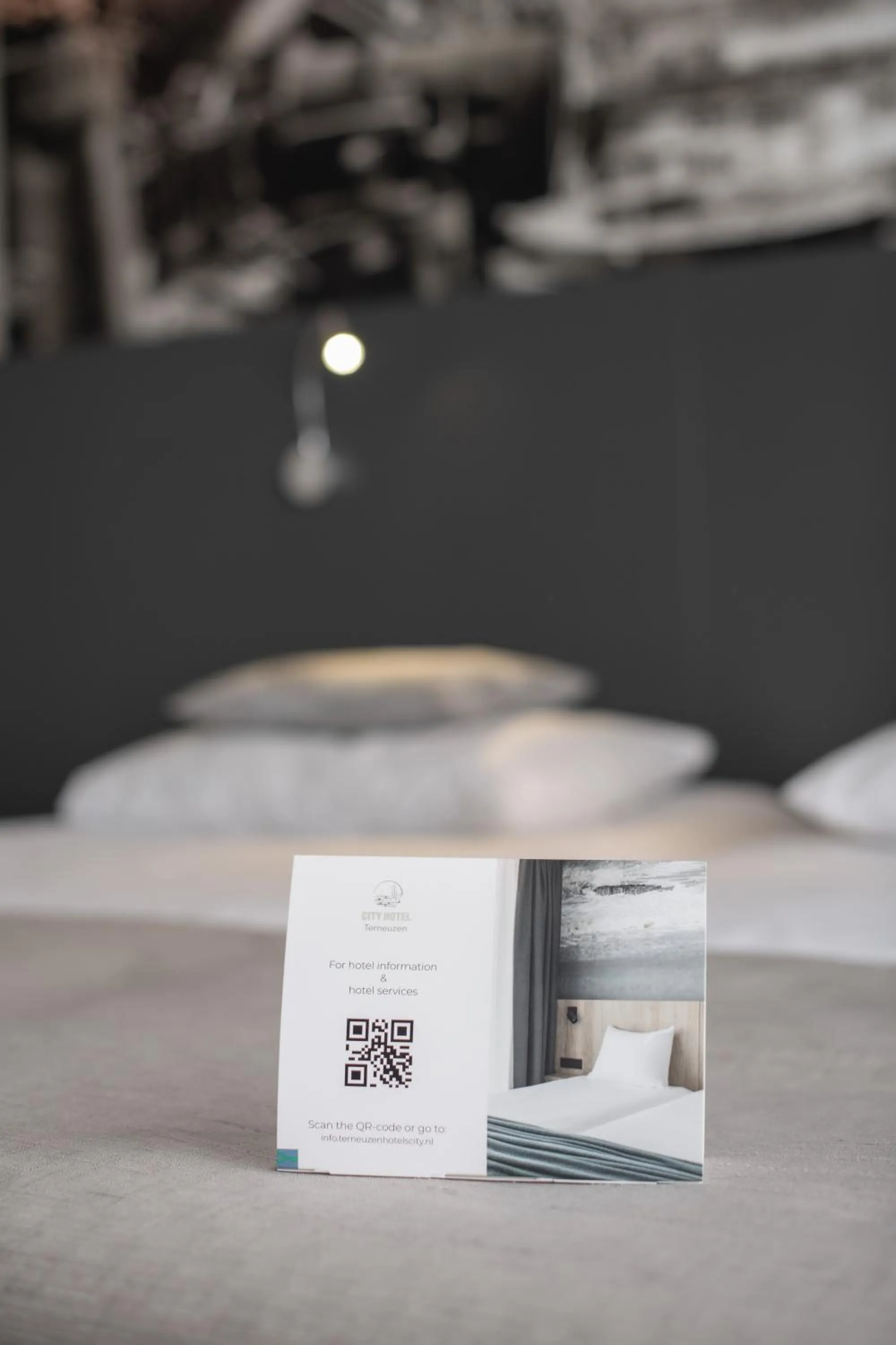 Bed in City hotel Terneuzen