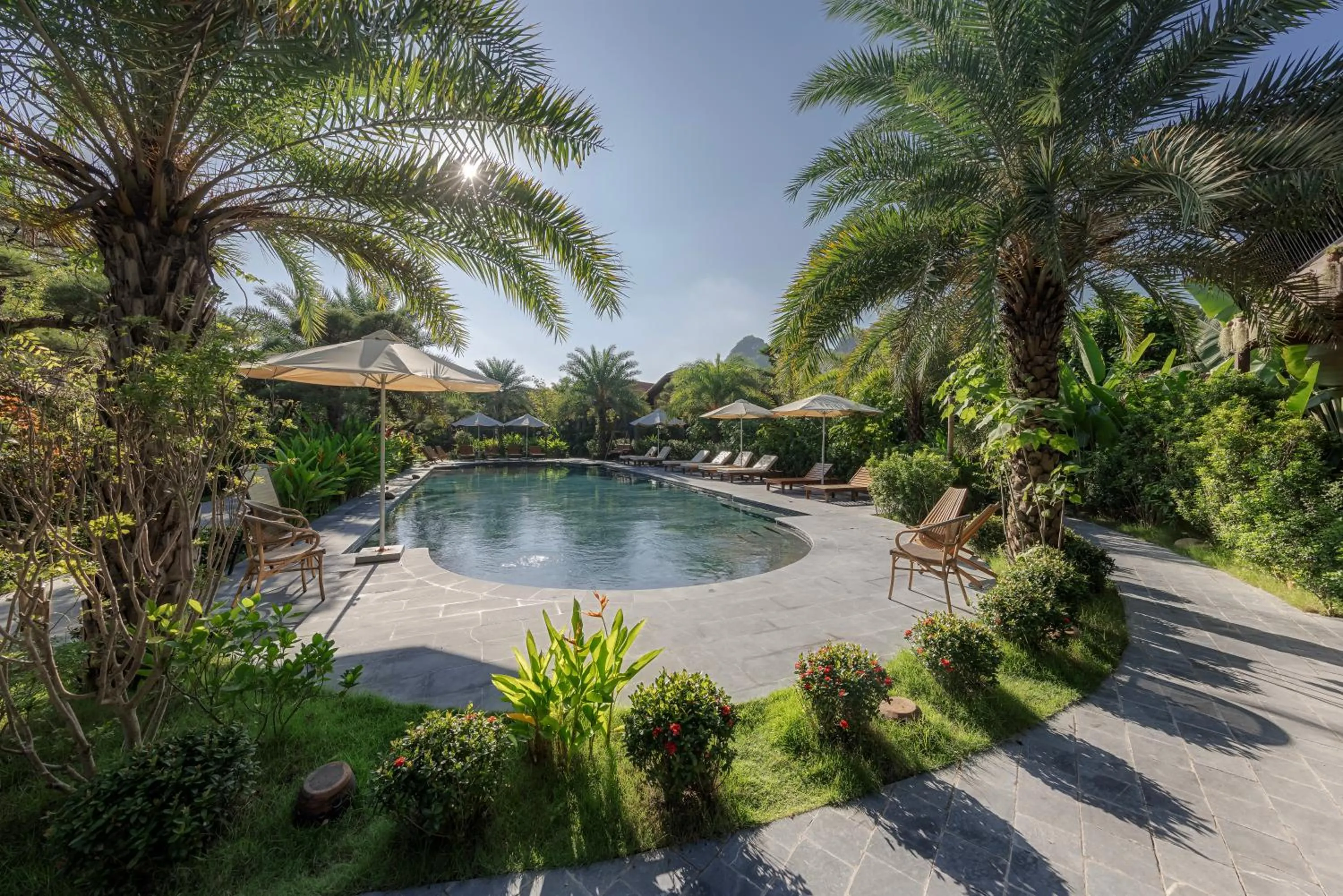 Natural landscape in Tam Coc Retreat Ninh Binh