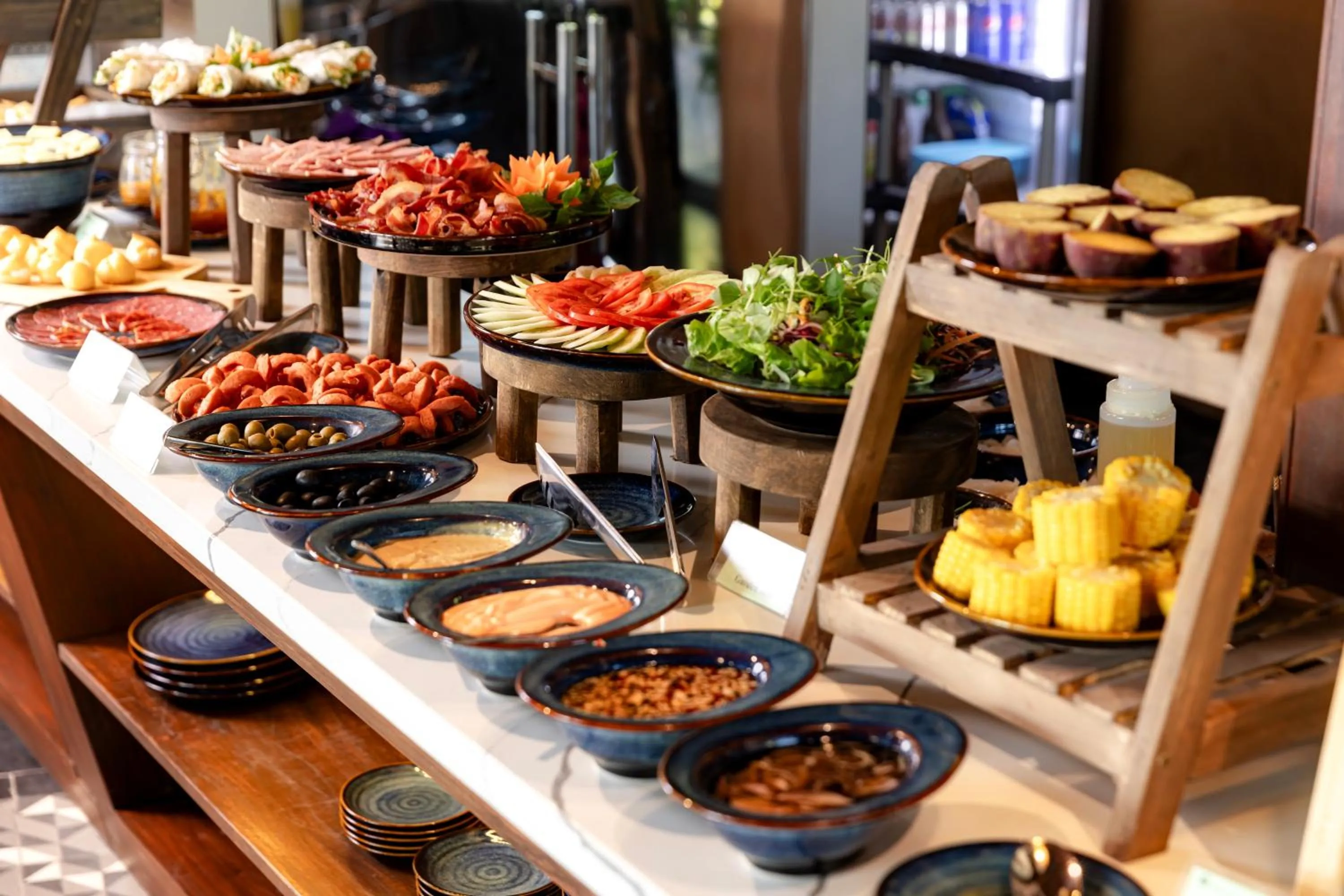 Buffet breakfast in Tam Coc Retreat Ninh Binh