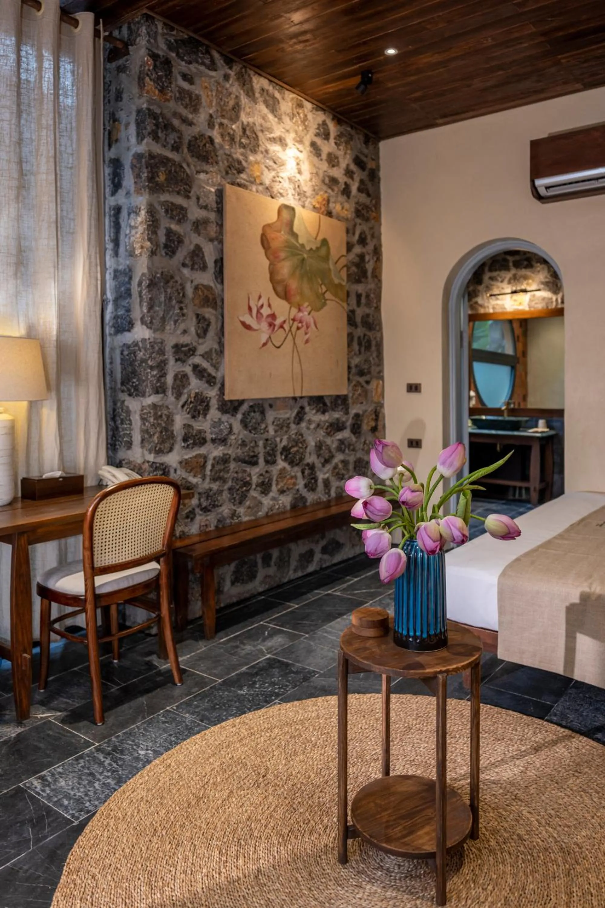 Seating area in Tam Coc Retreat Ninh Binh