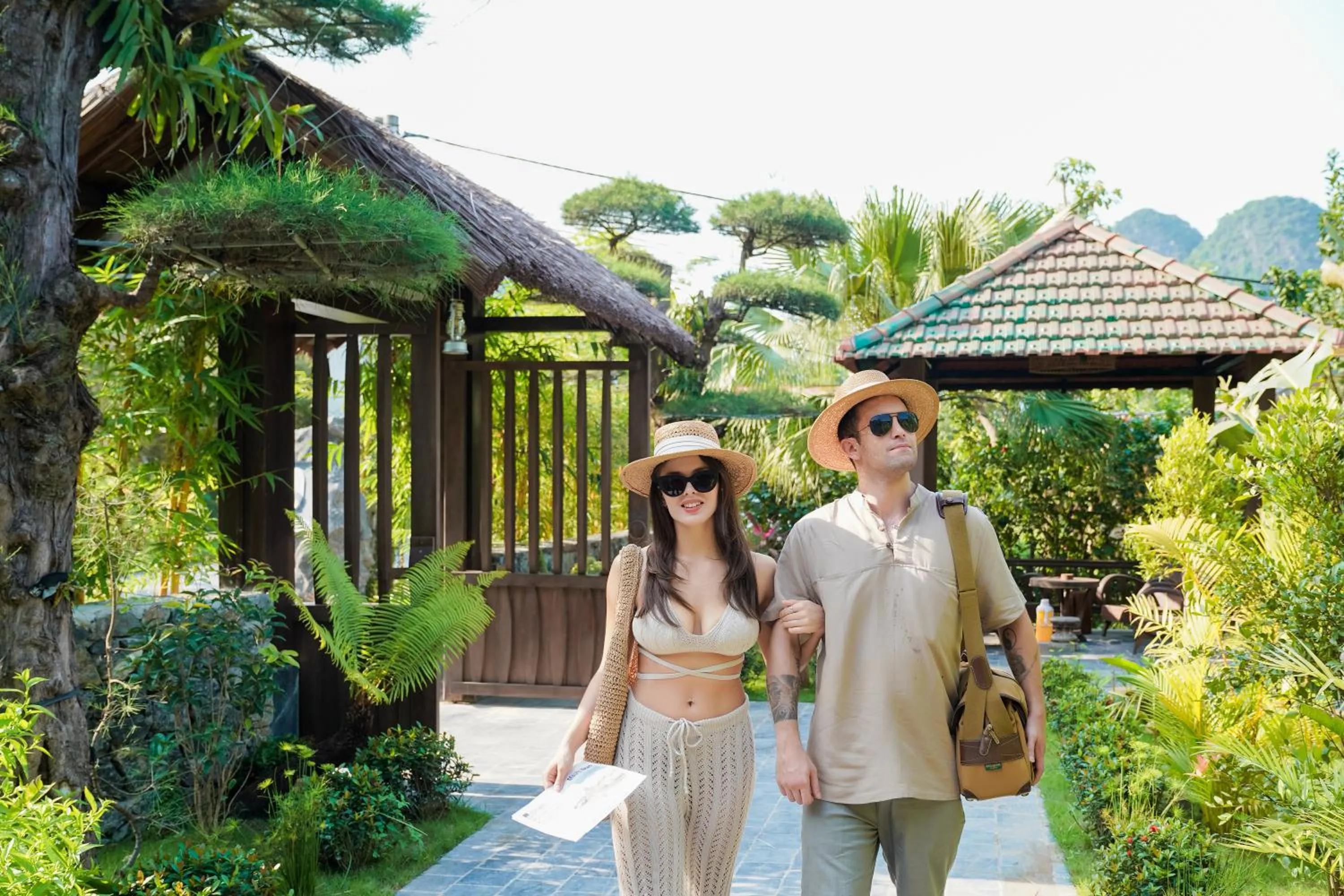 Garden in Tam Coc Retreat Ninh Binh