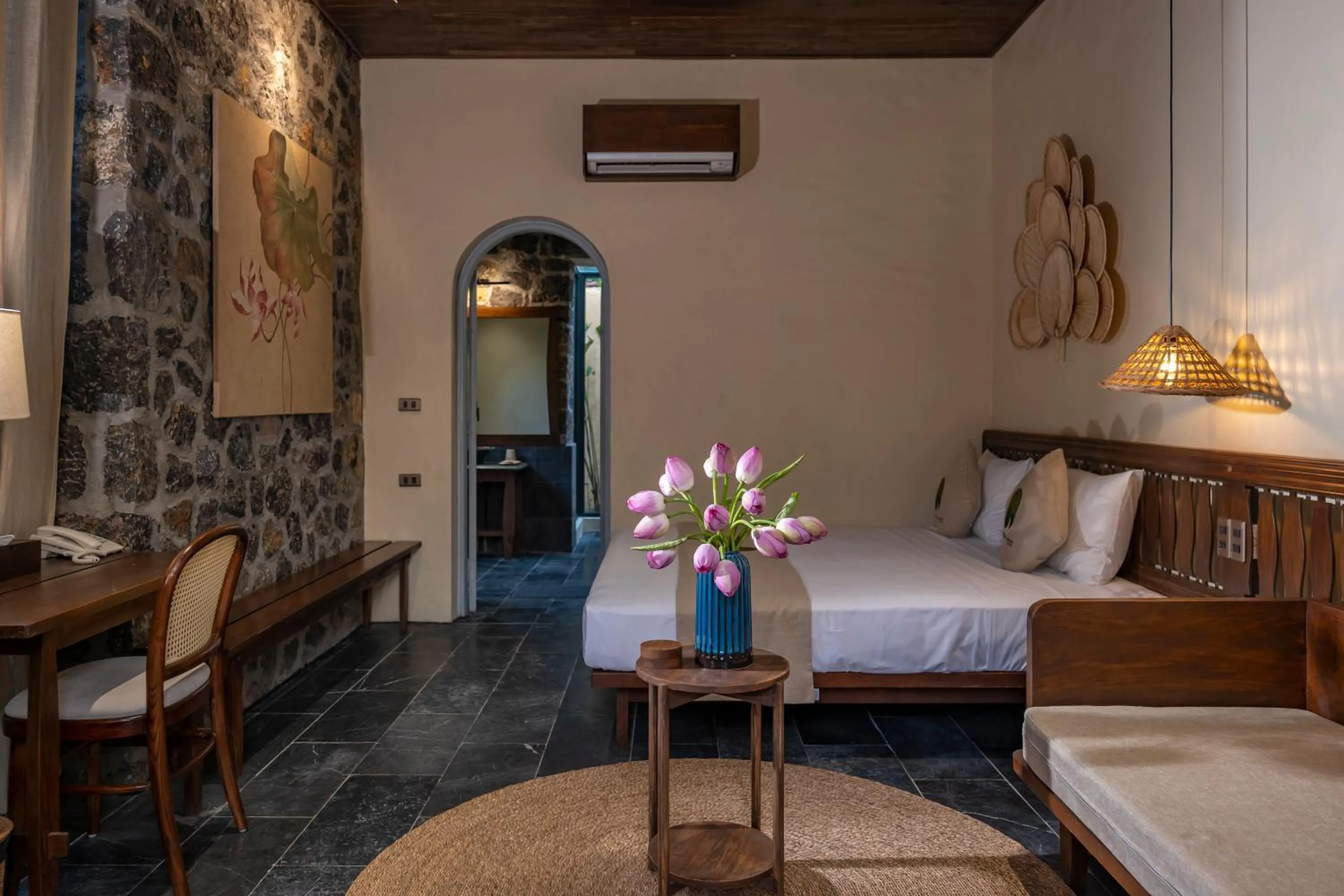 Bedroom, Bed in Tam Coc Retreat Ninh Binh