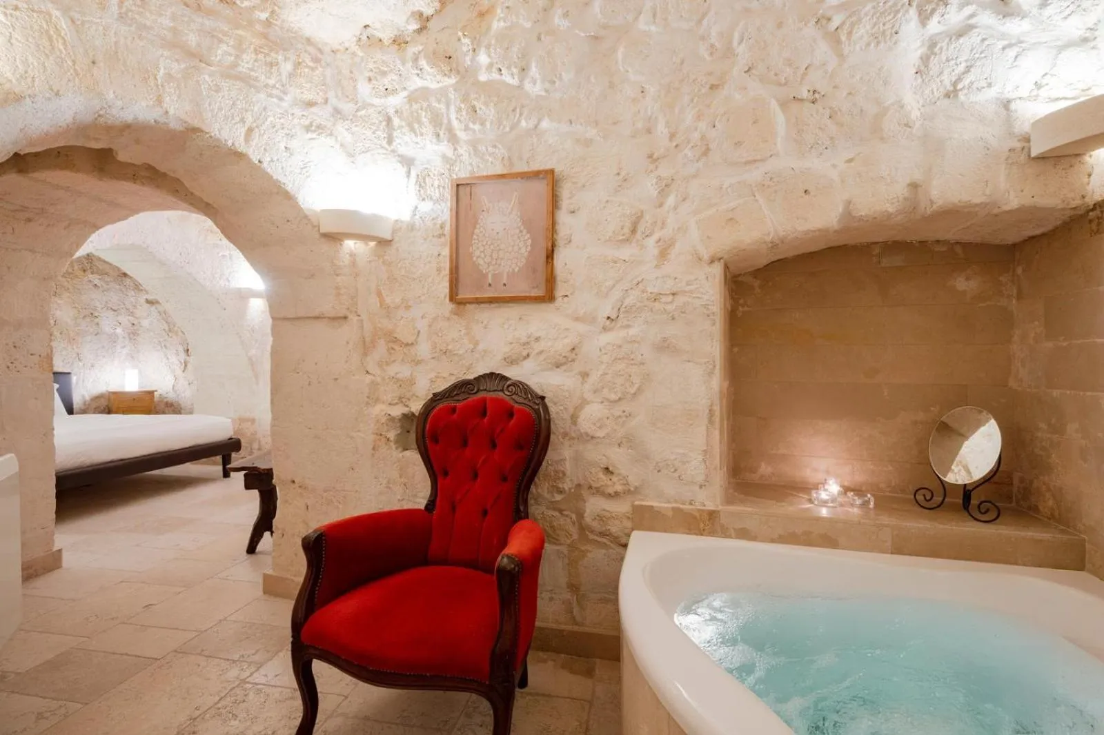 Hot Tub in B&B La Corte