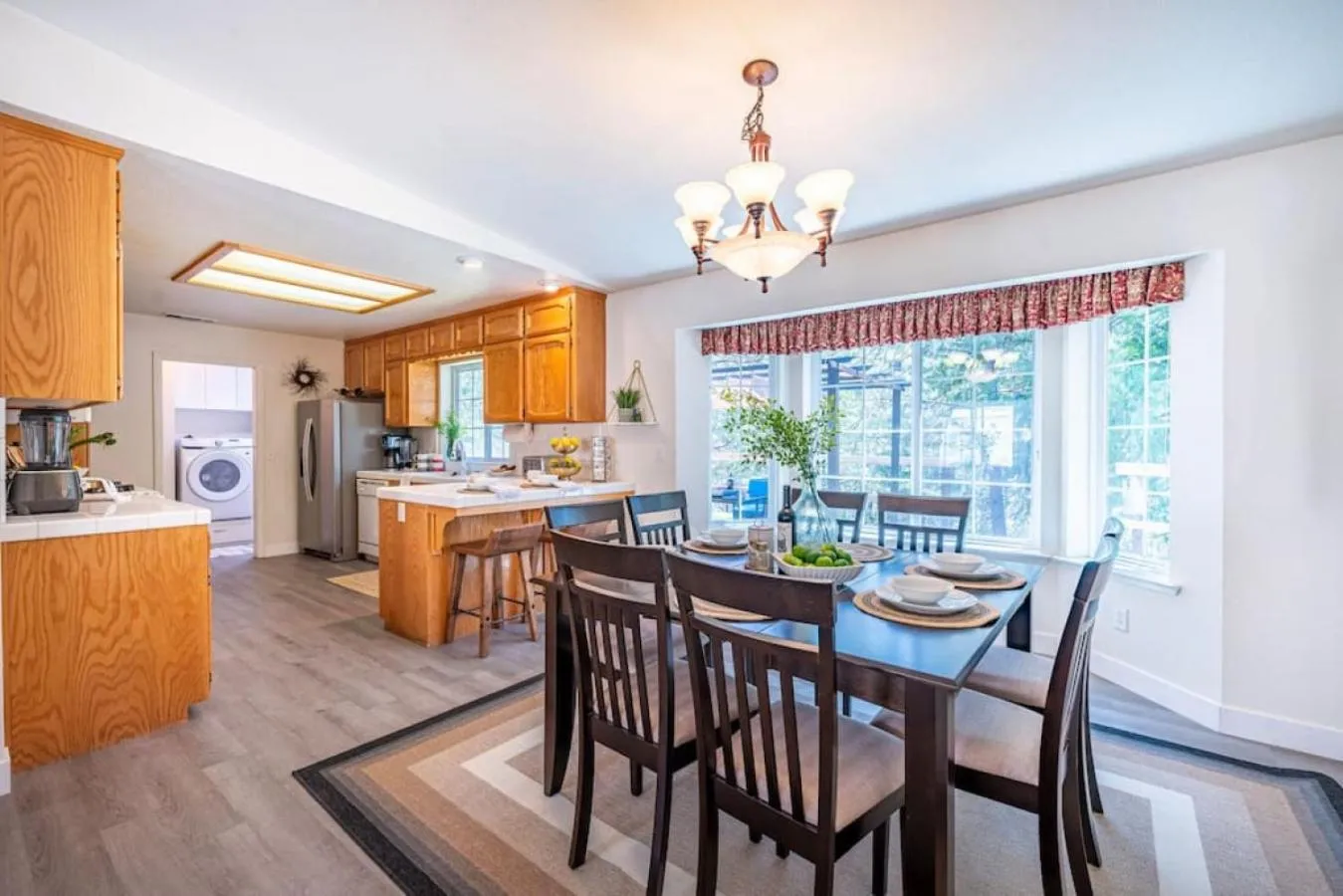 Seating area in Manic Mountain Forest Cabin 3 miles from Bass Lake