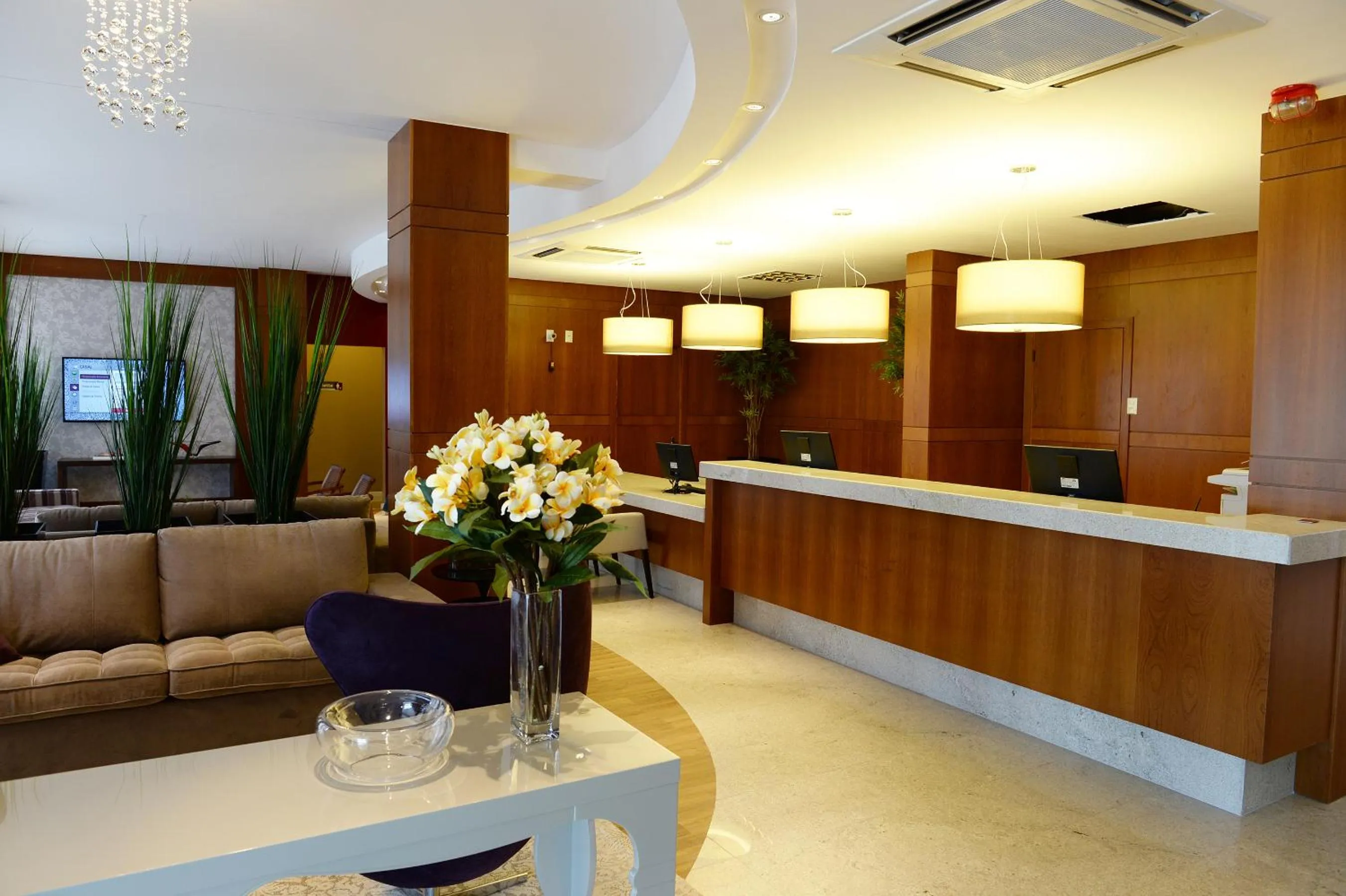 Lobby or reception in Imigrantes Hotel