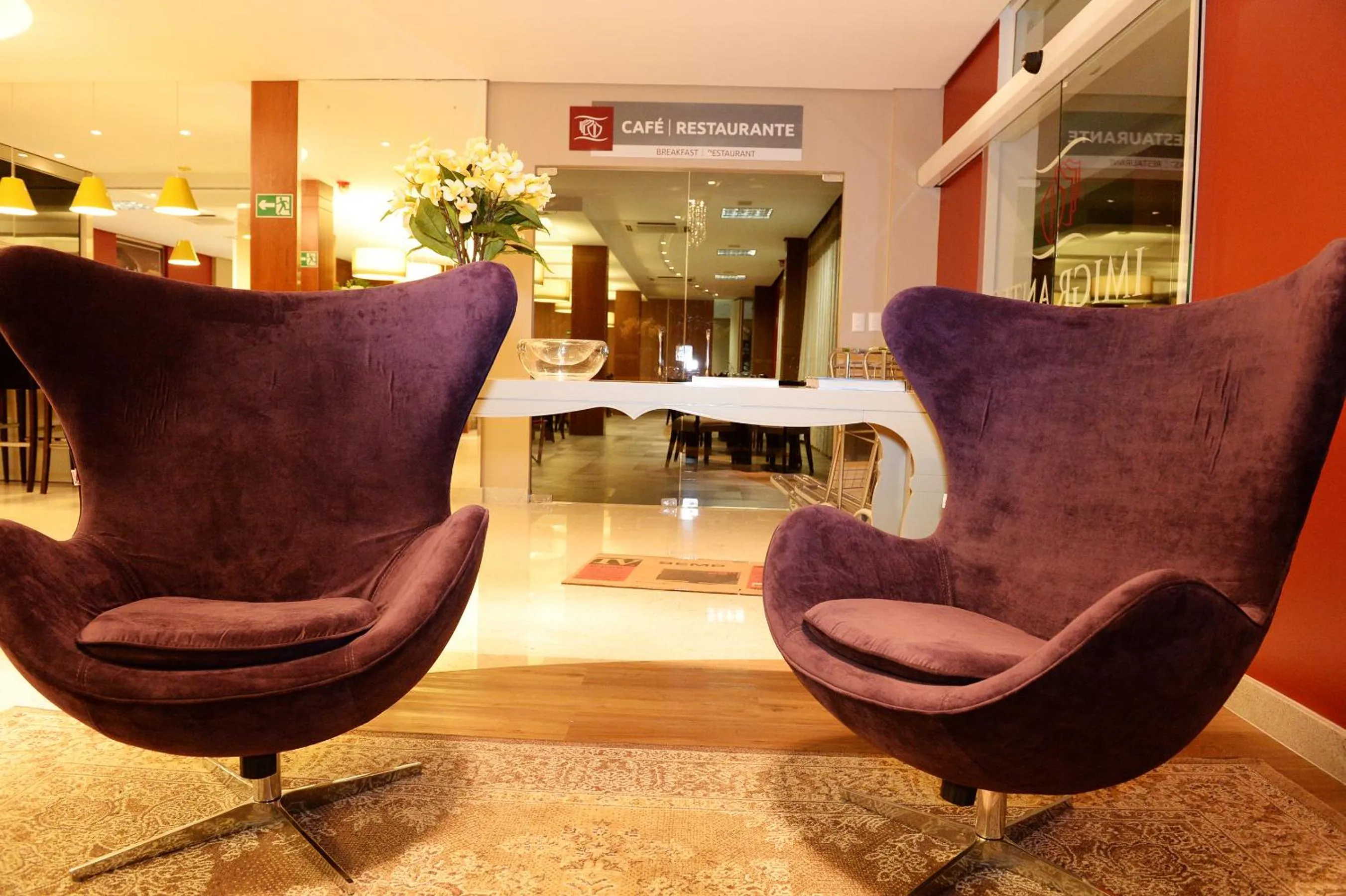 Lobby or reception in Imigrantes Hotel