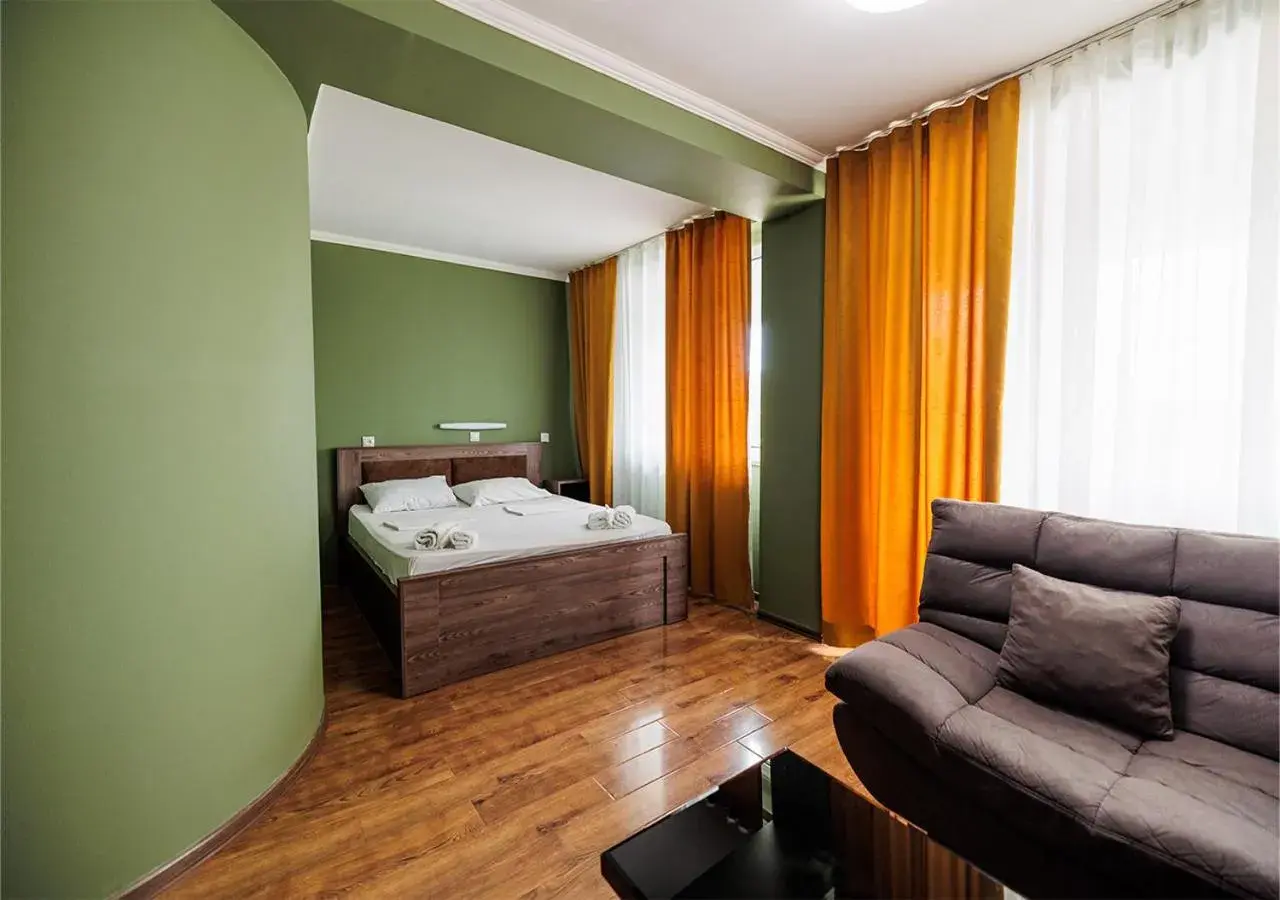 Deluxe Double Room with City View in Hotel Tbilisi Central by Mgzavrebi Deluxe Double Room with City View in Hotel Tbilisi Central by Mgzavrebi