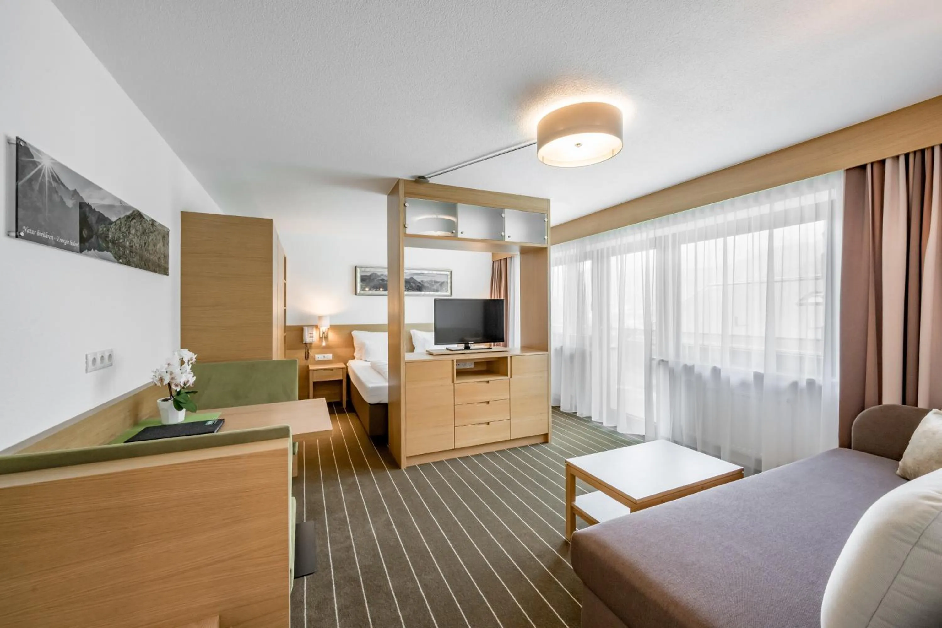 Living room, Bed in Apart Hotel Garni Wieser