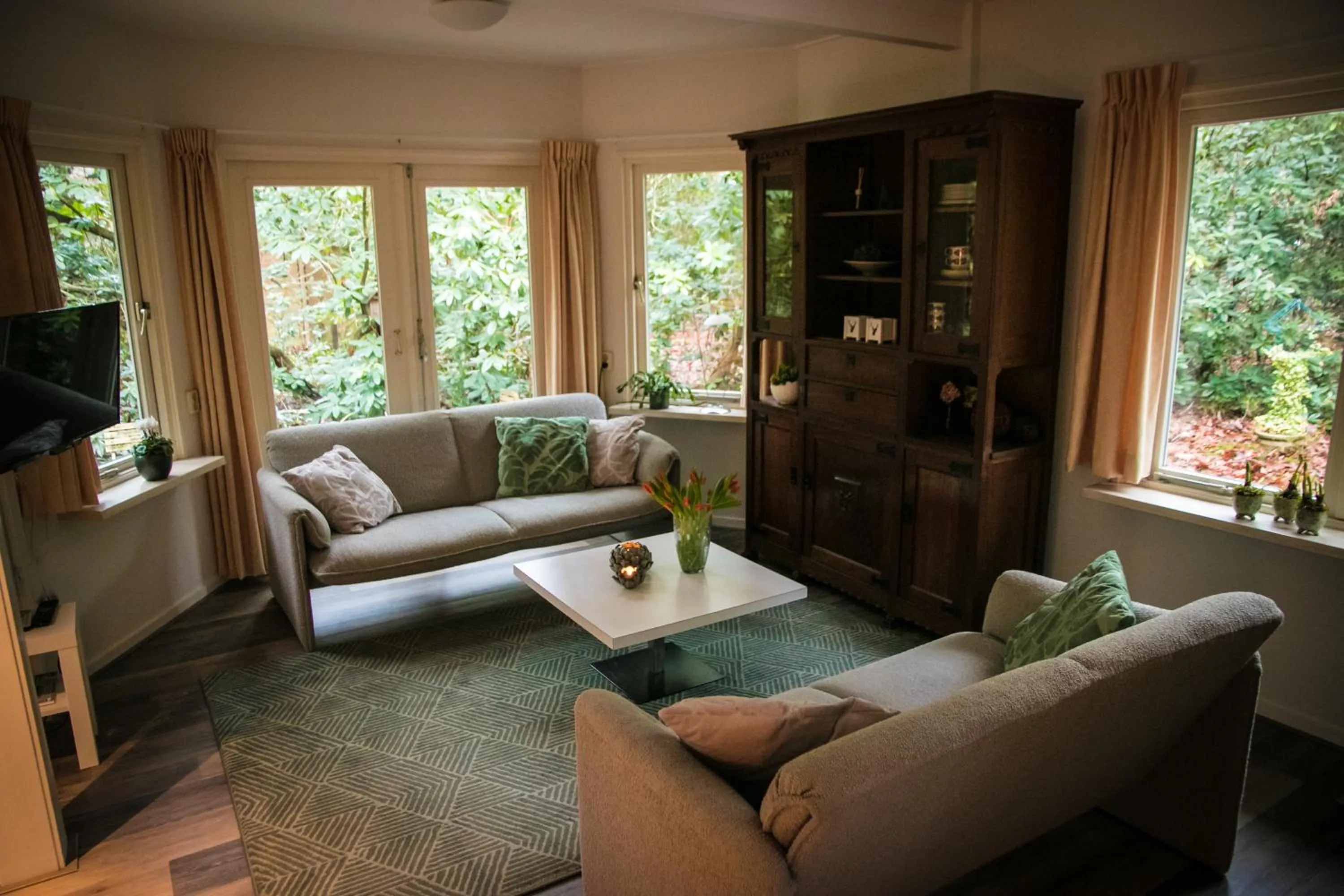 Living room in Vakantiehuis 't Musje