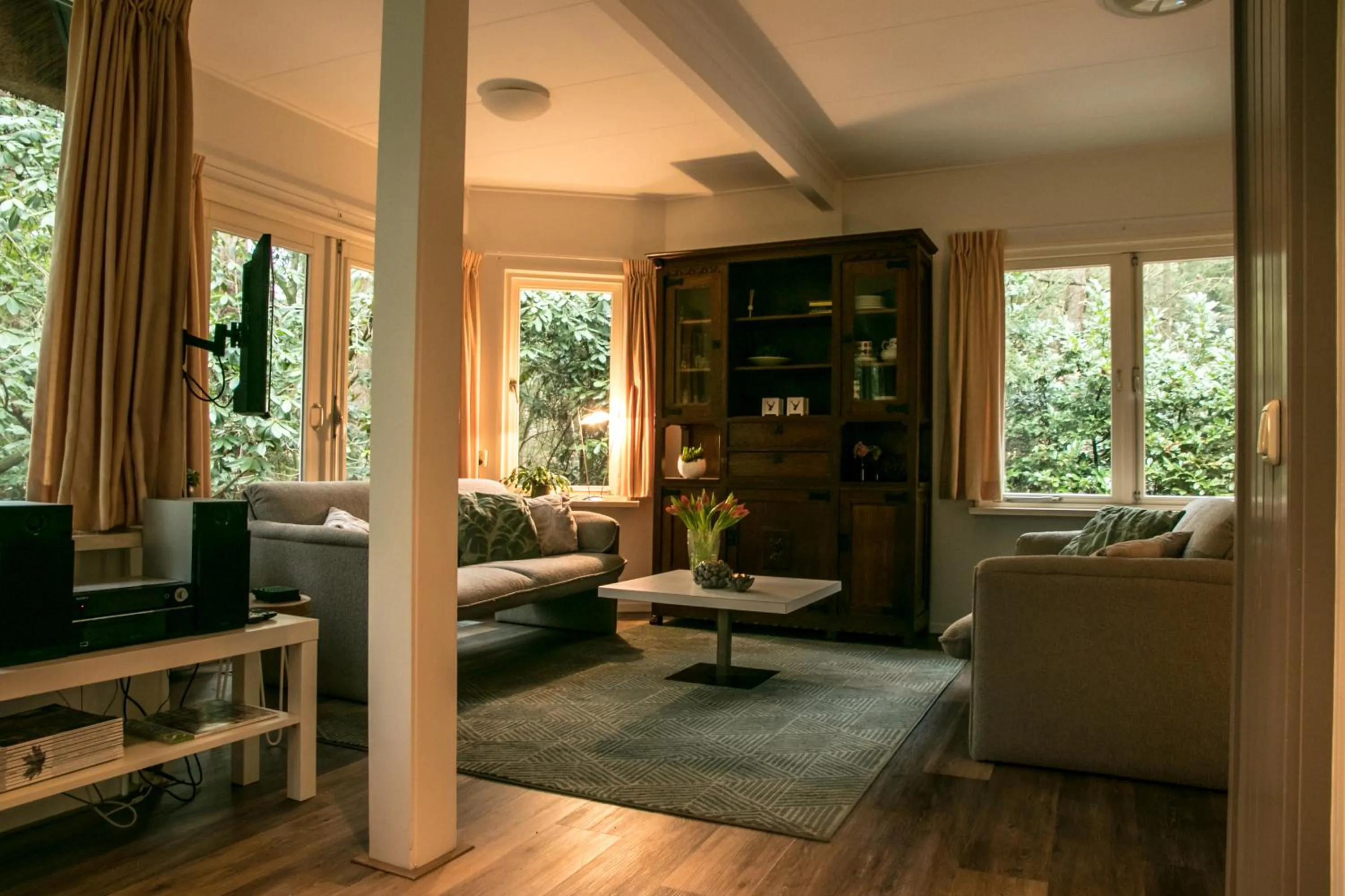 Living room in Vakantiehuis 't Musje