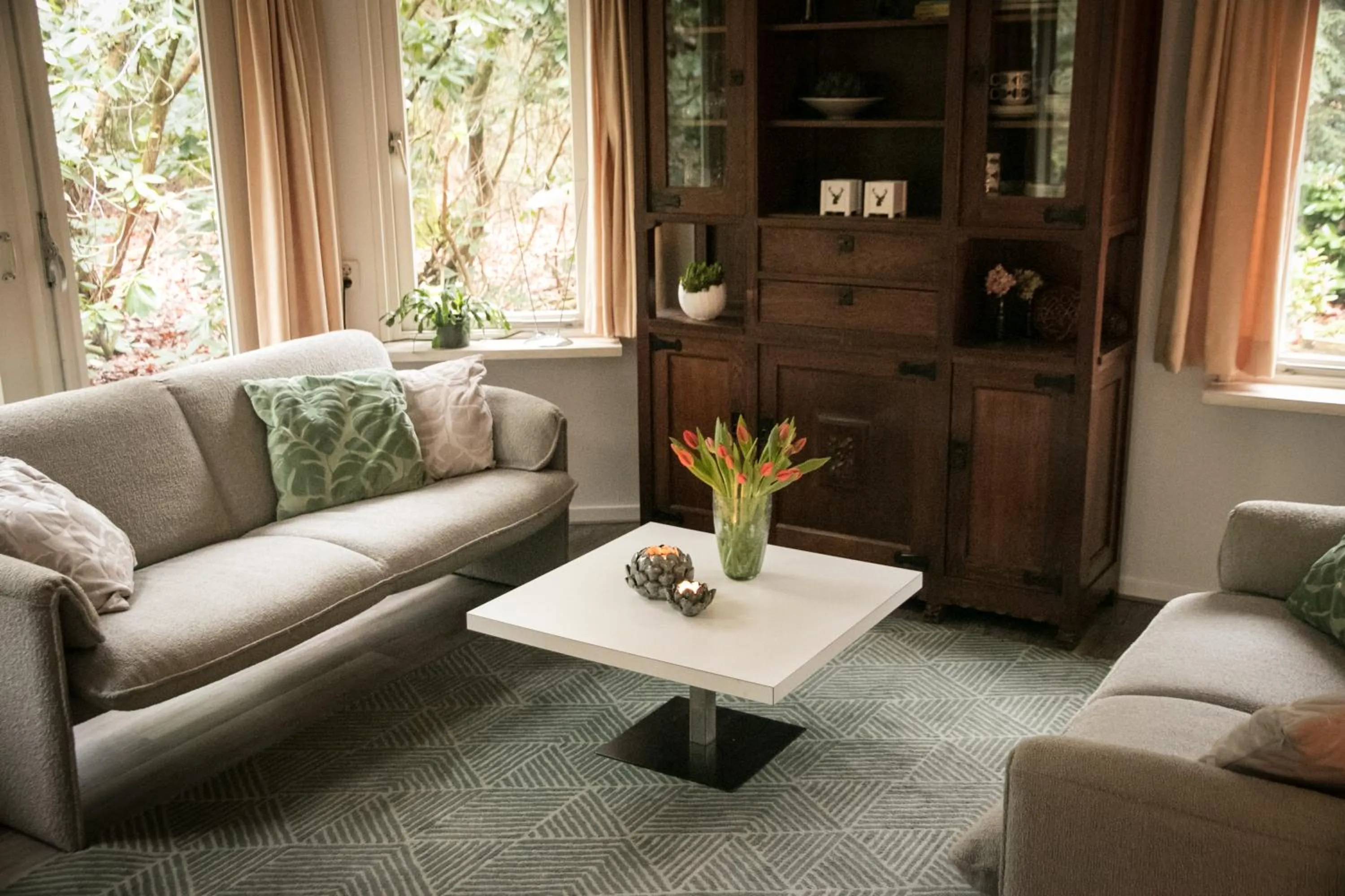 Living room in Vakantiehuis 't Musje