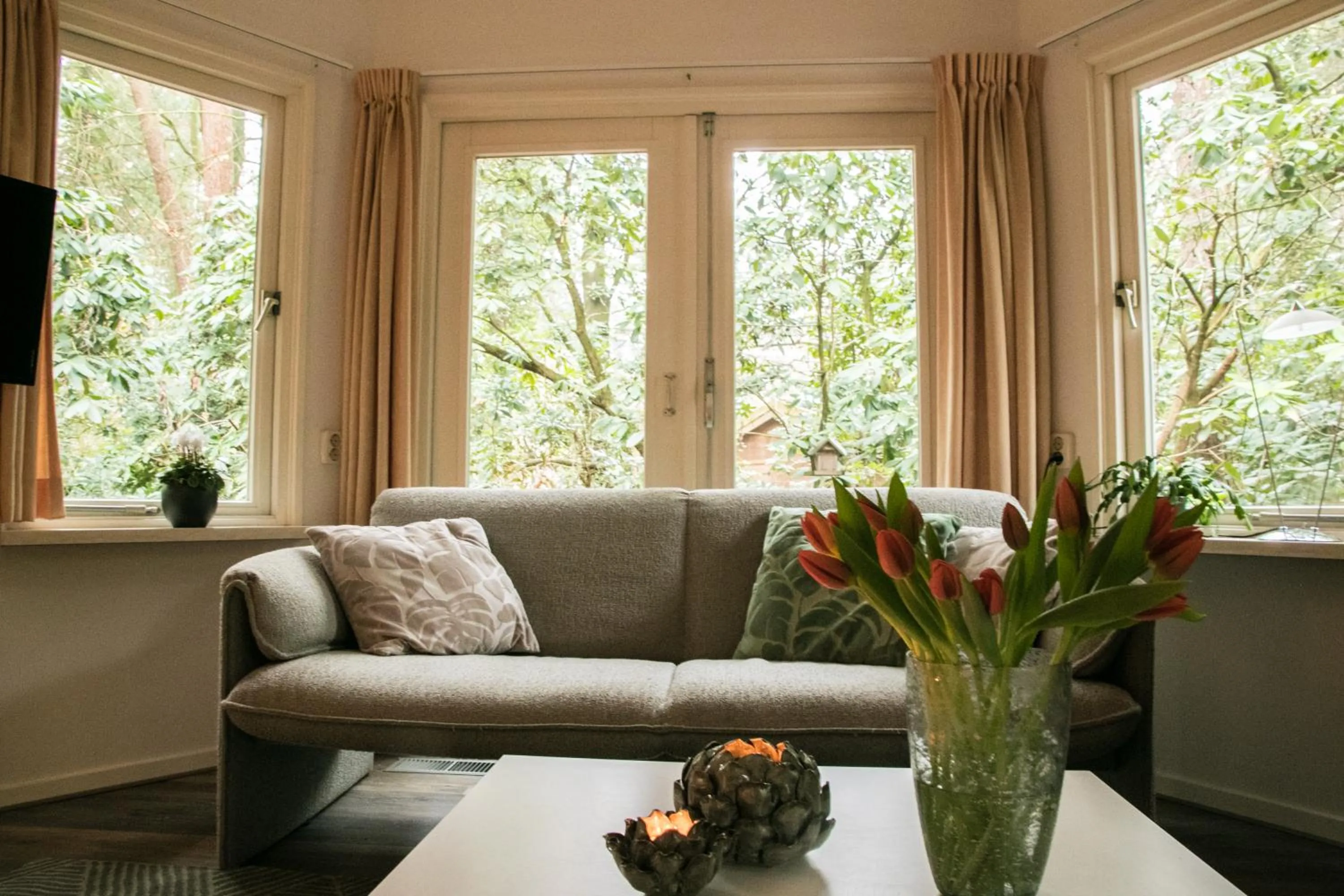 Living room in Vakantiehuis 't Musje