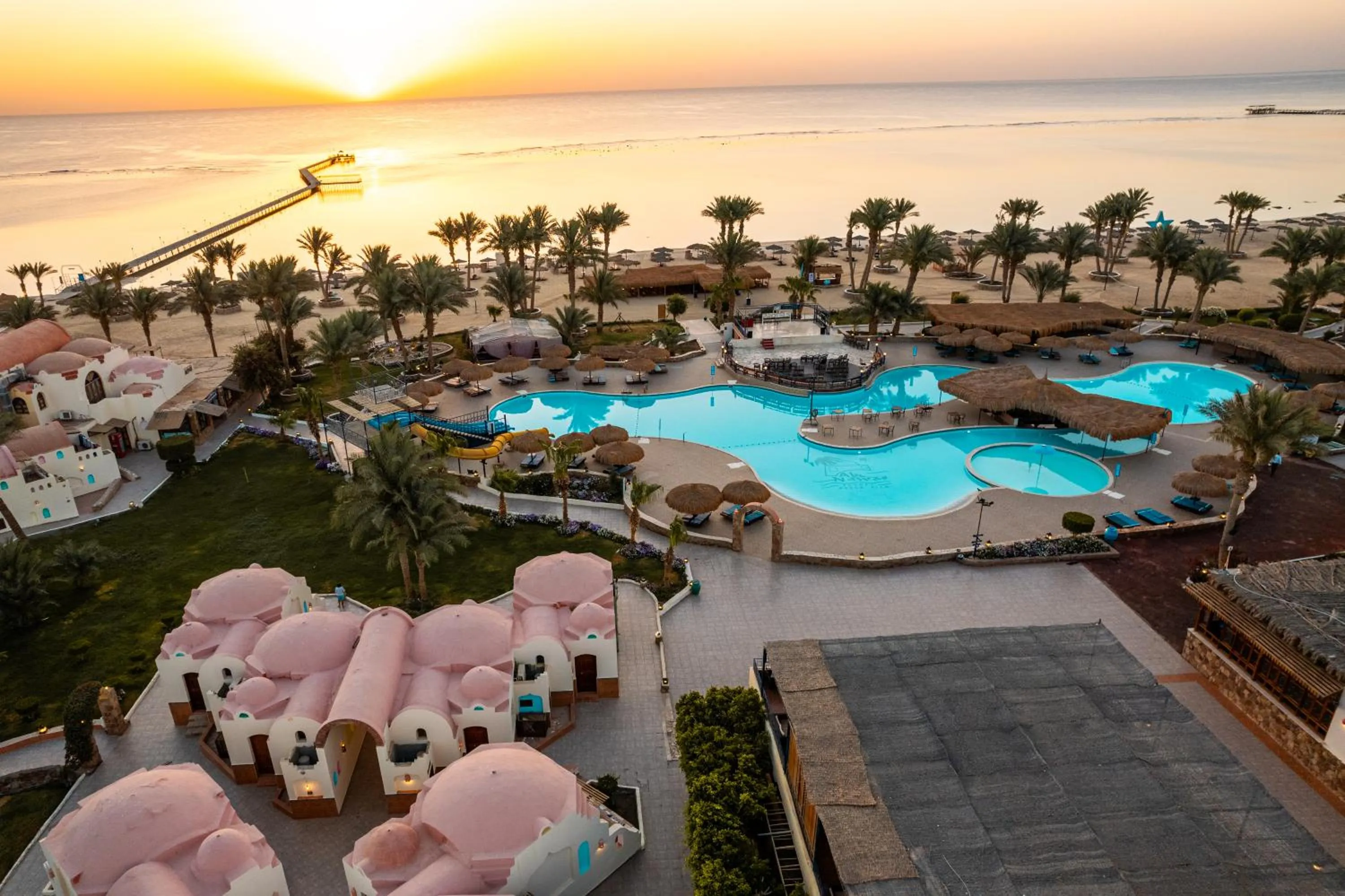 Bird's eye view in Protels Crystal Beach Resort