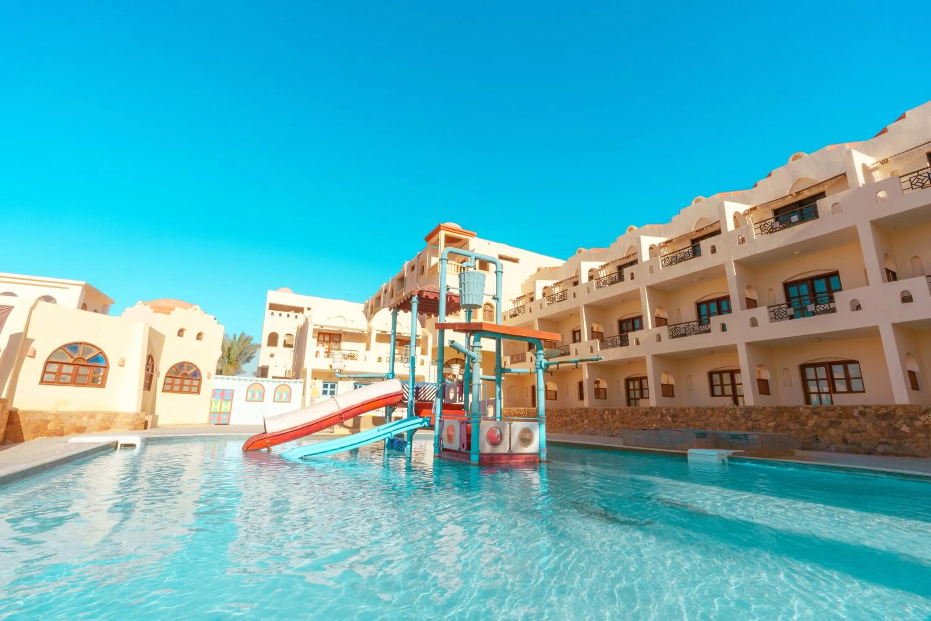Aqua park in Protels Crystal Beach Resort