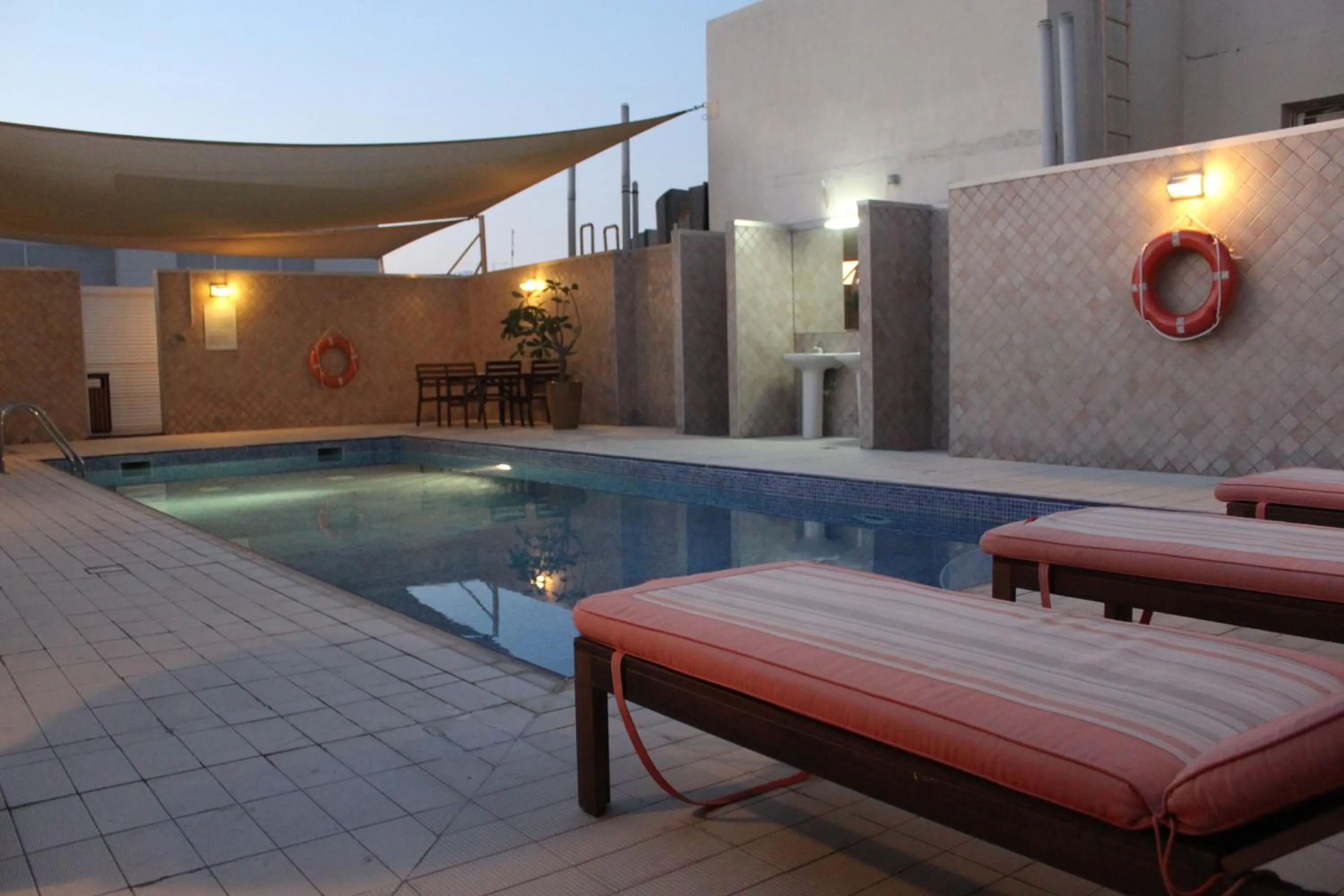 Pool view in Boulevard City Suites Hotel Apartments