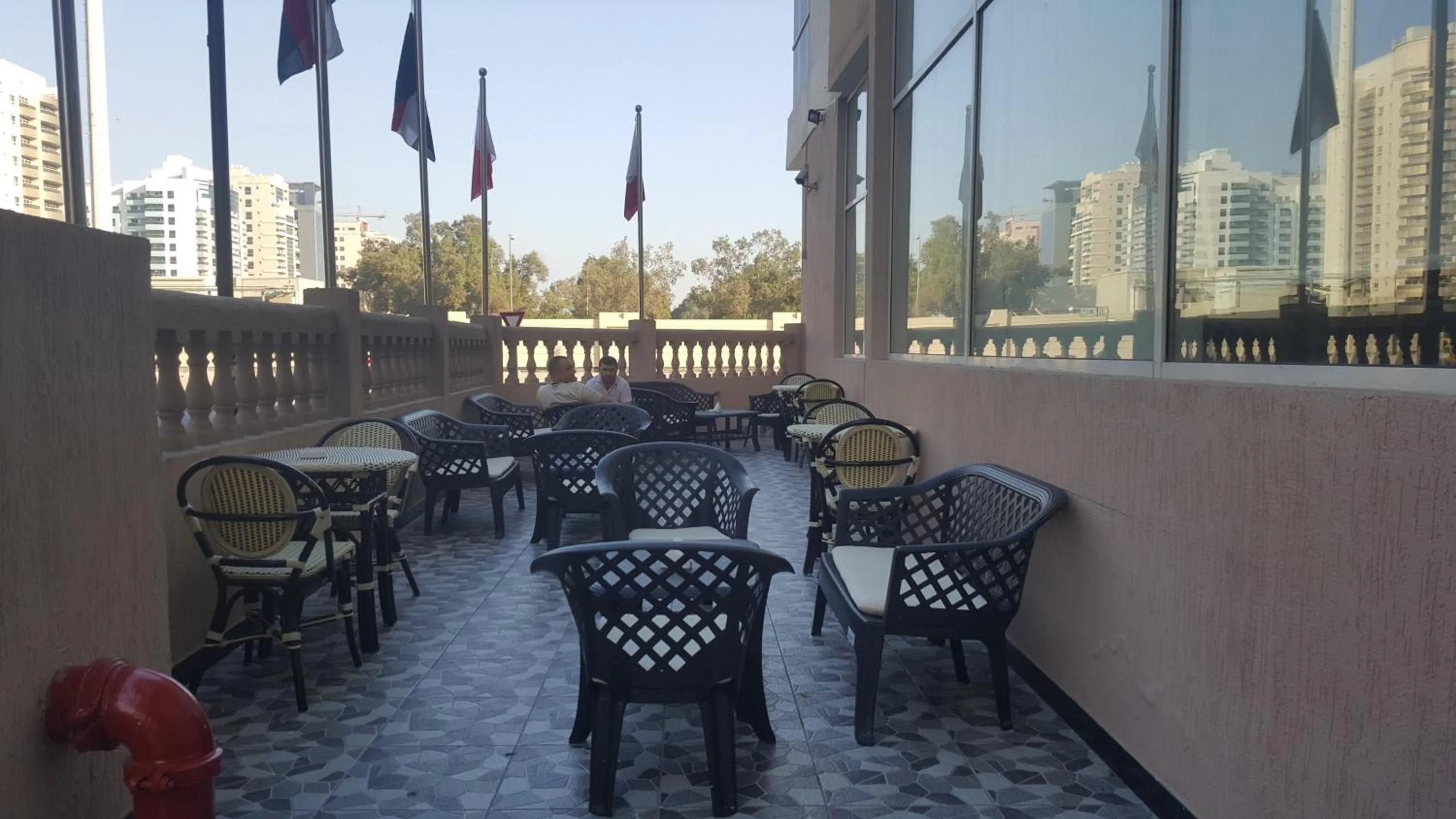 Patio in Boulevard City Suites Hotel Apartments