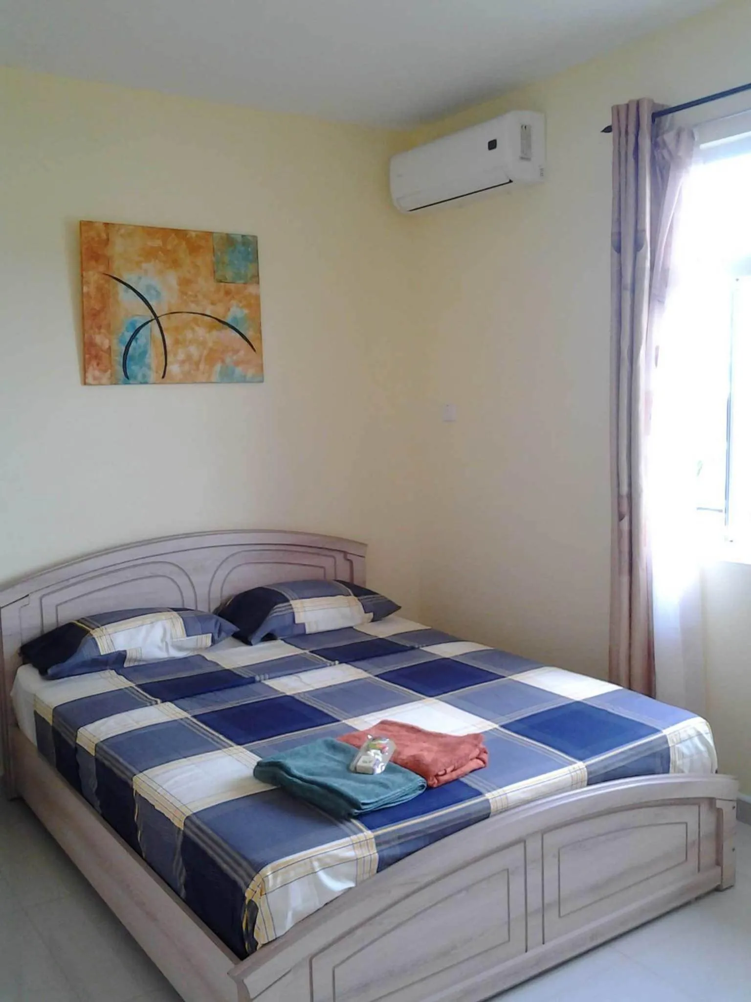 Bed in Twins Apartments Flic en Flac Beach