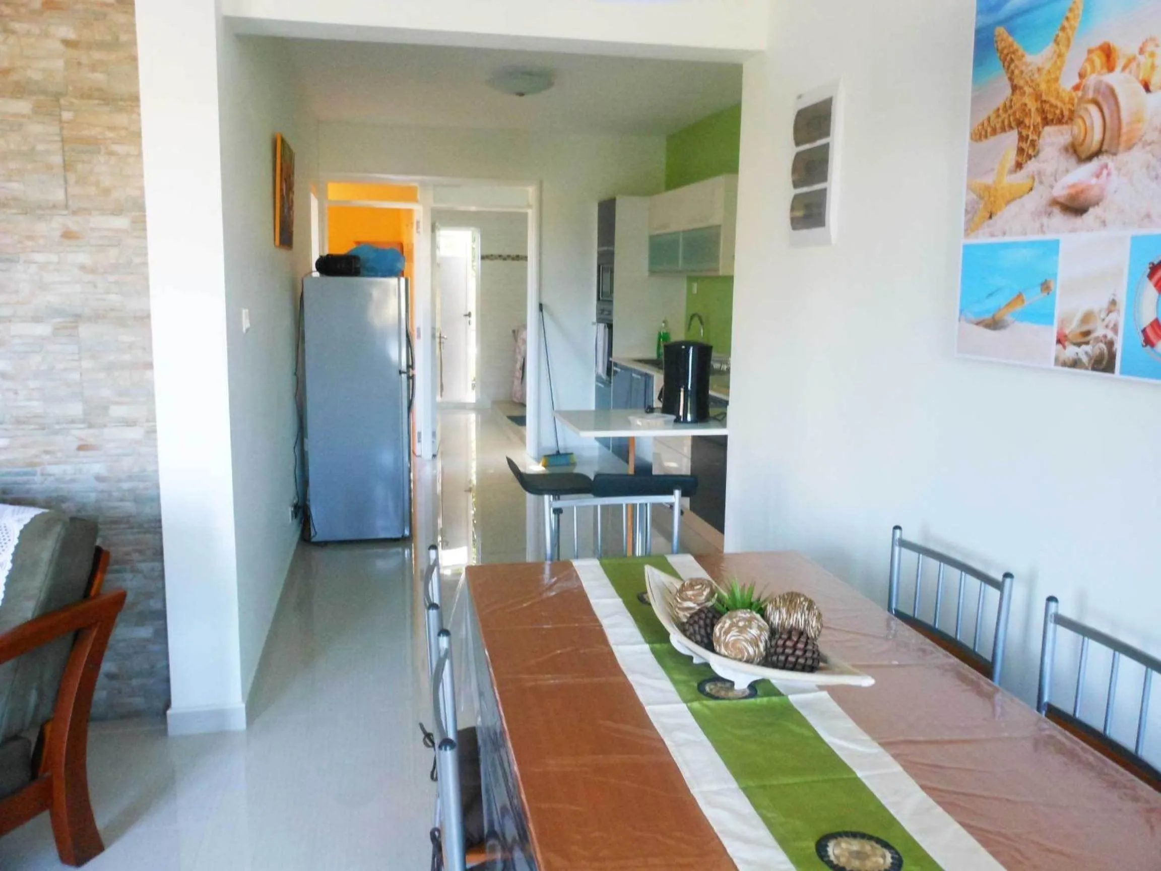 Dining area in Twins Apartments Flic en Flac Beach
