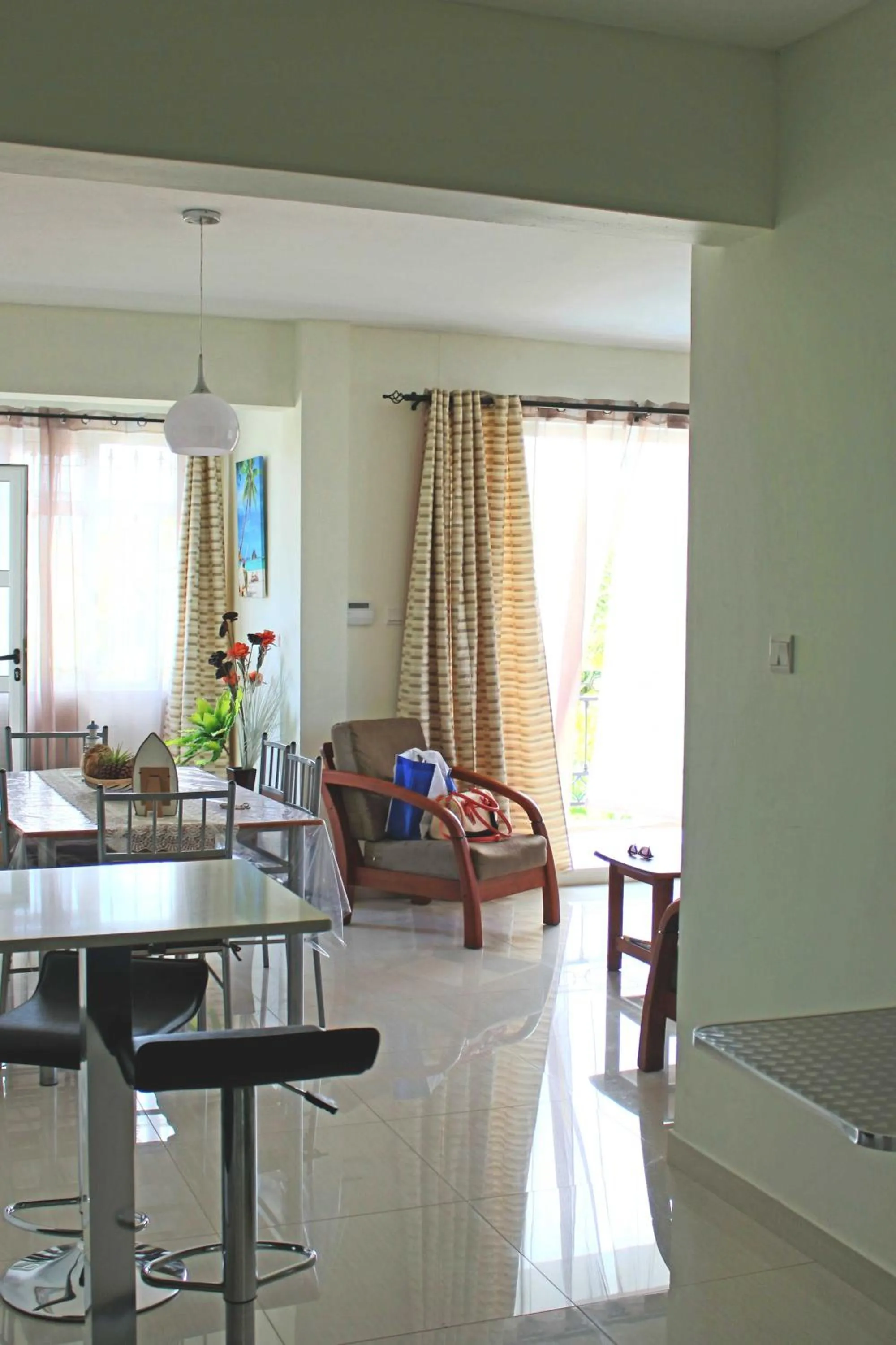 Decorative detail in Twins Apartments Flic en Flac Beach