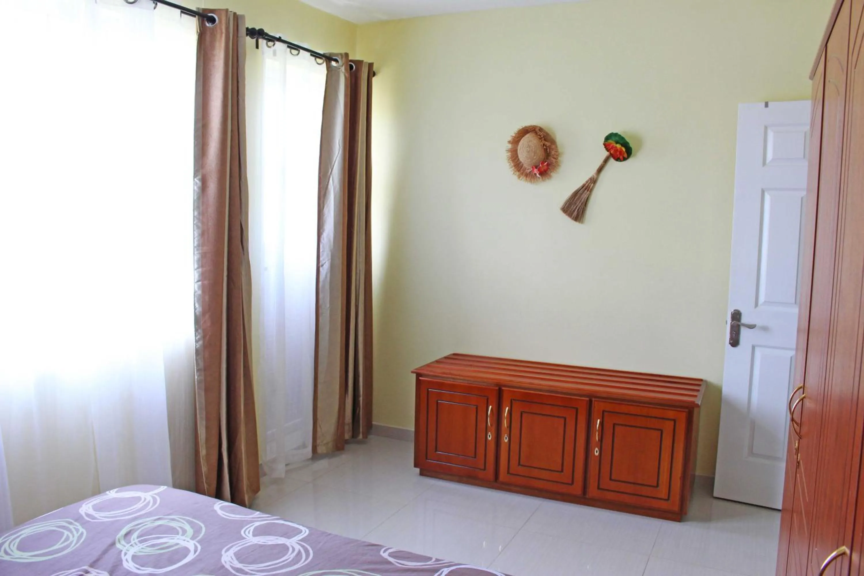 Bedroom in Twins Apartments Flic en Flac Beach