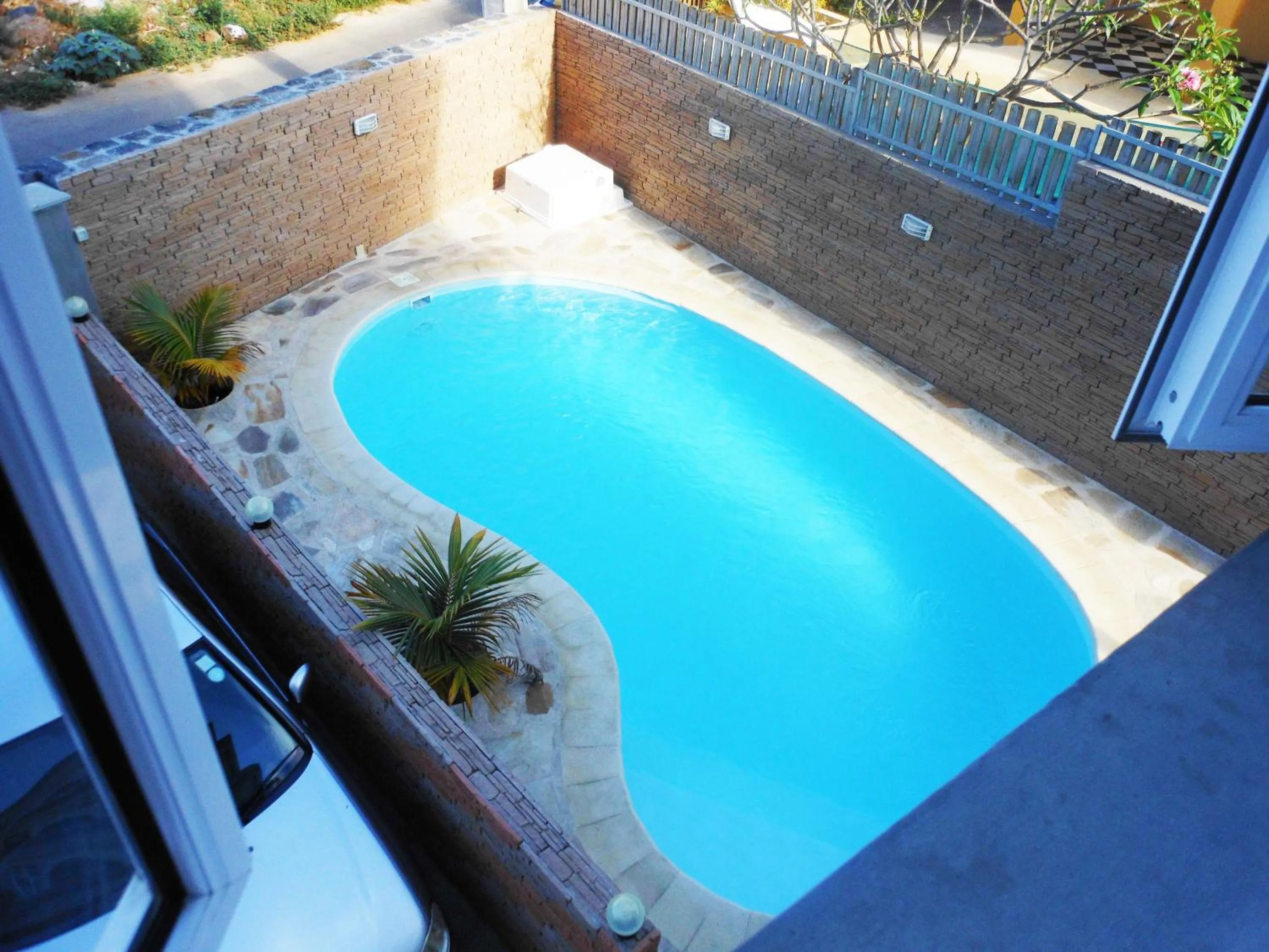Swimming pool in Twins Apartments Flic en Flac Beach