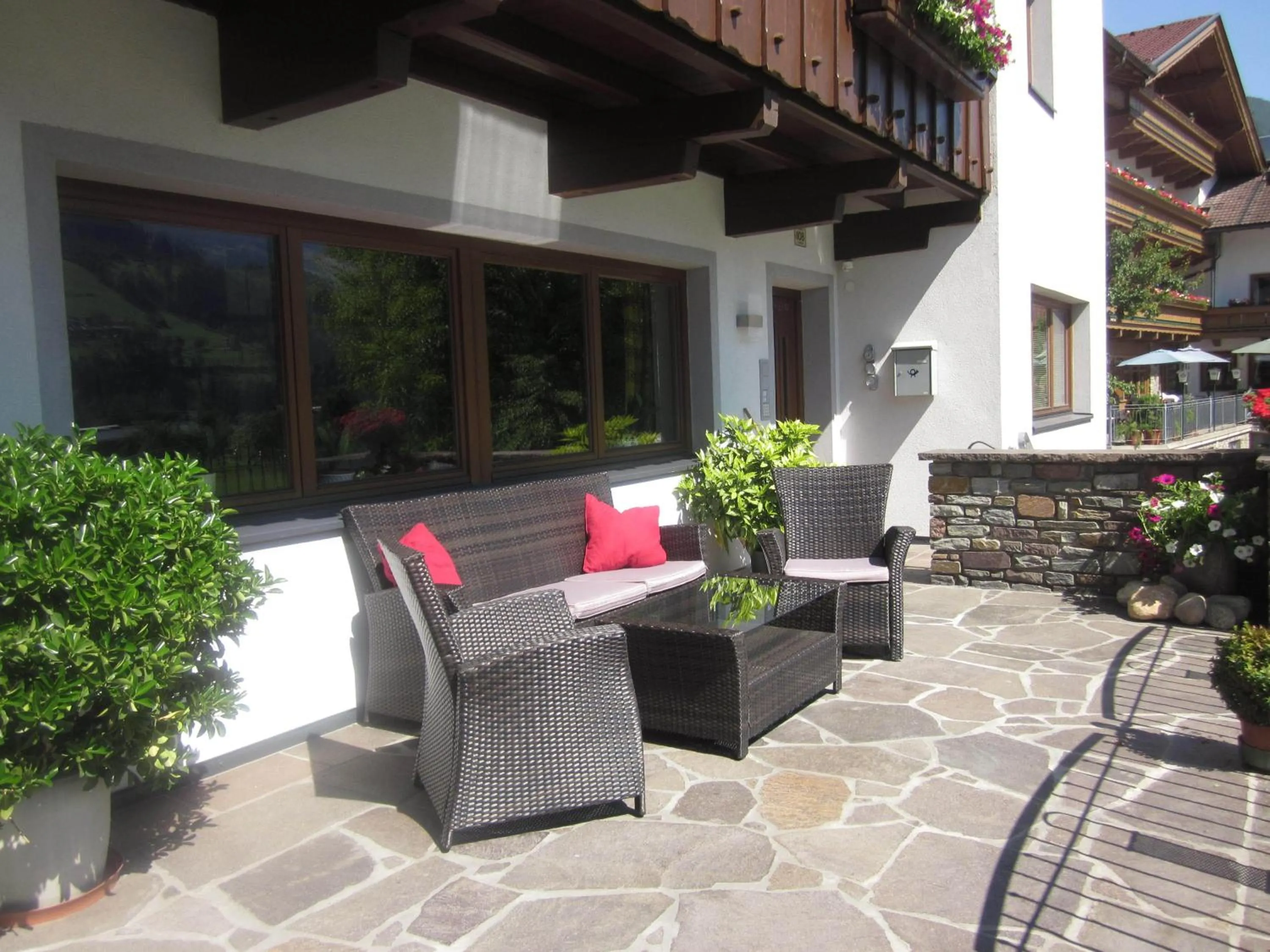 Balcony/Terrace in Appartement Gästehaus Aloisia