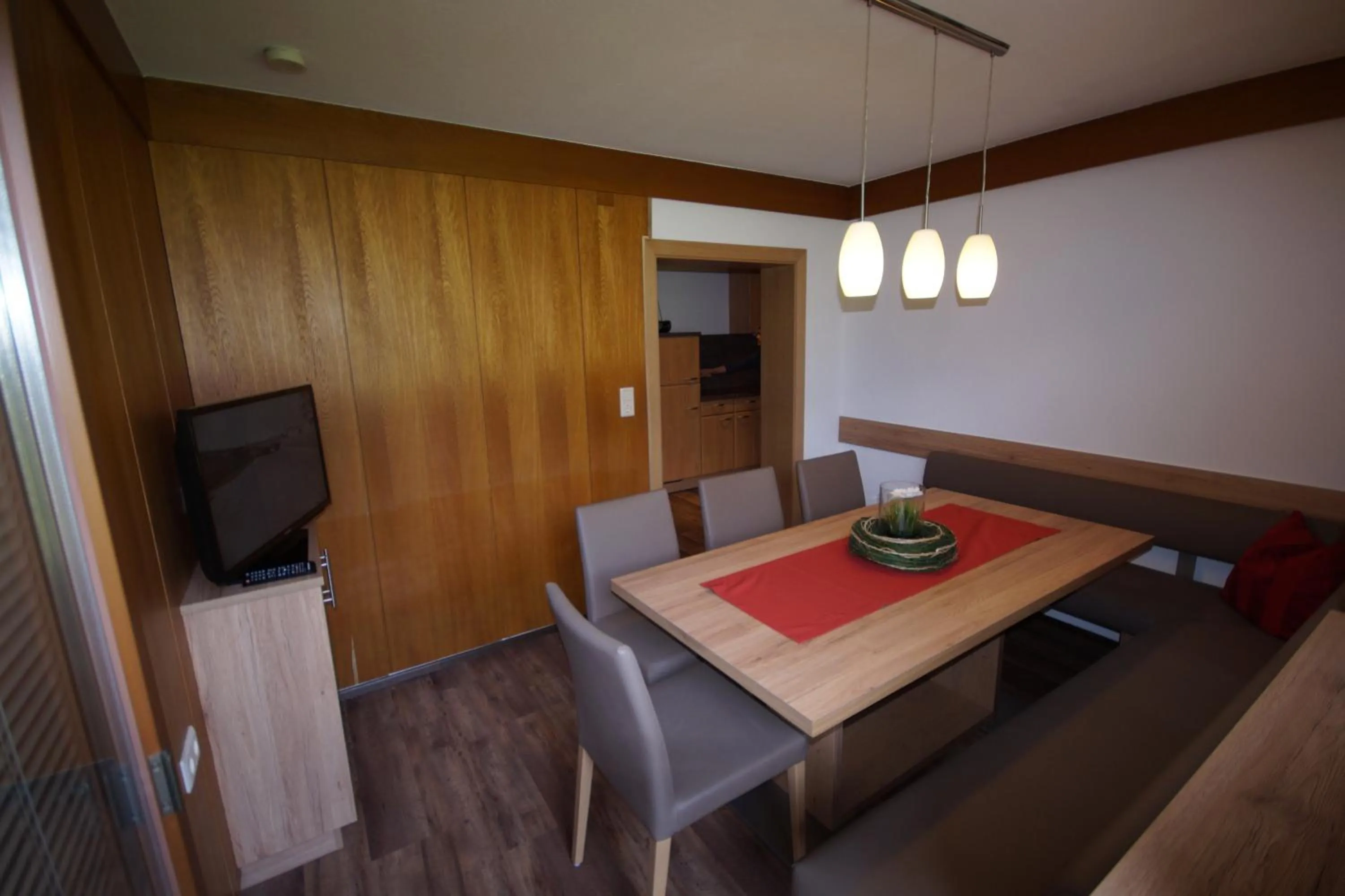 Dining area in Appartement Gästehaus Aloisia
