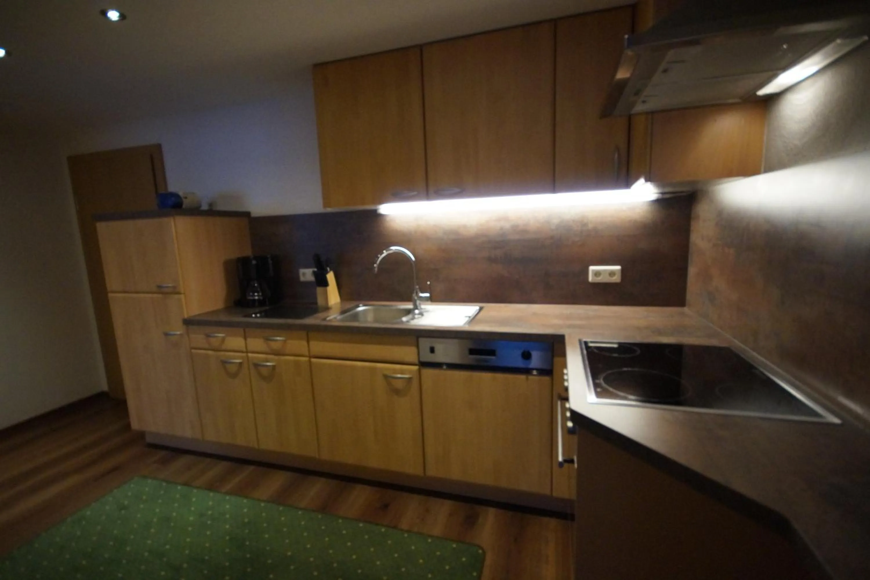 Kitchen or kitchenette in Appartement Gästehaus Aloisia