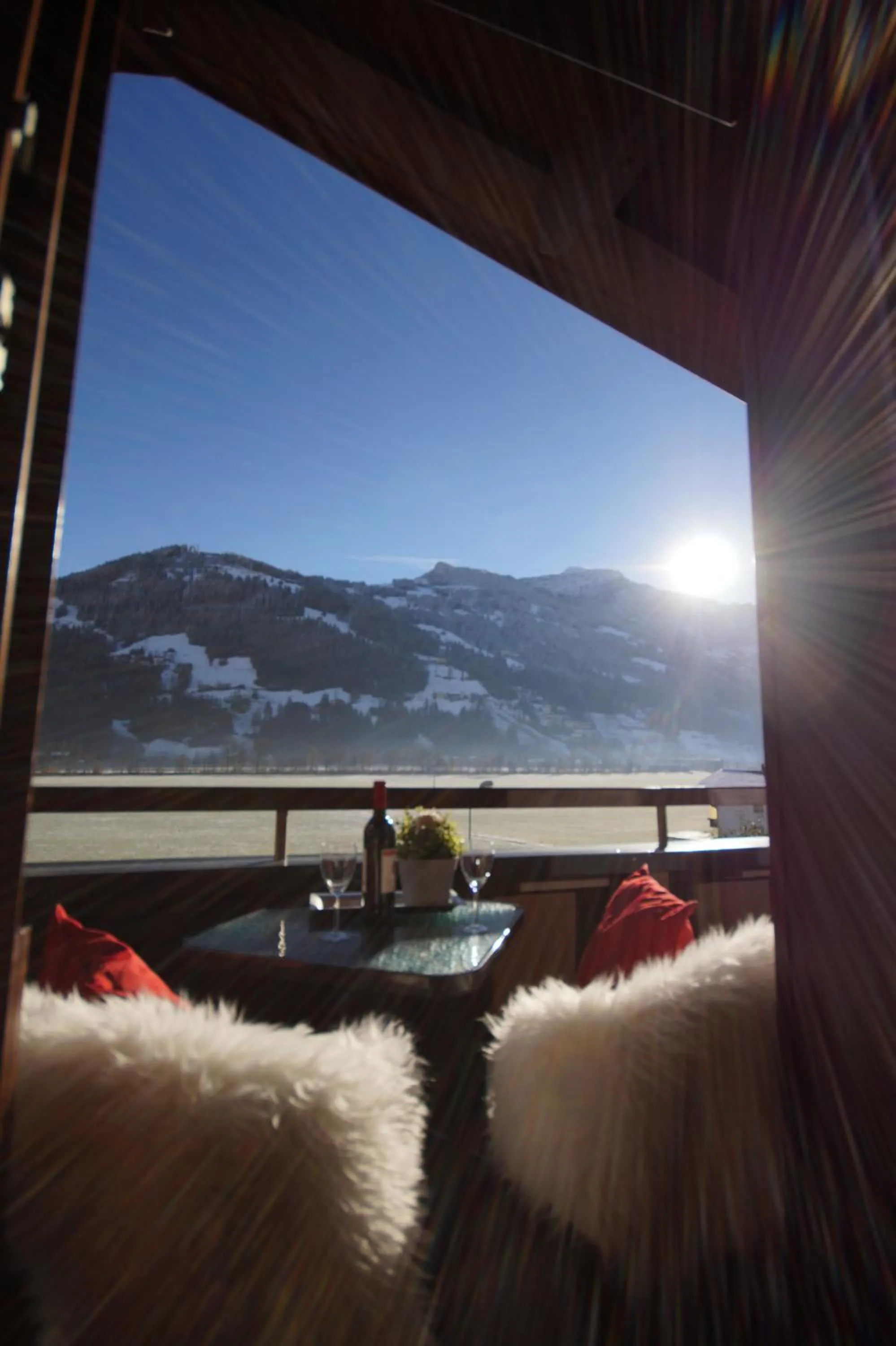 Mountain view in Appartement Gästehaus Aloisia