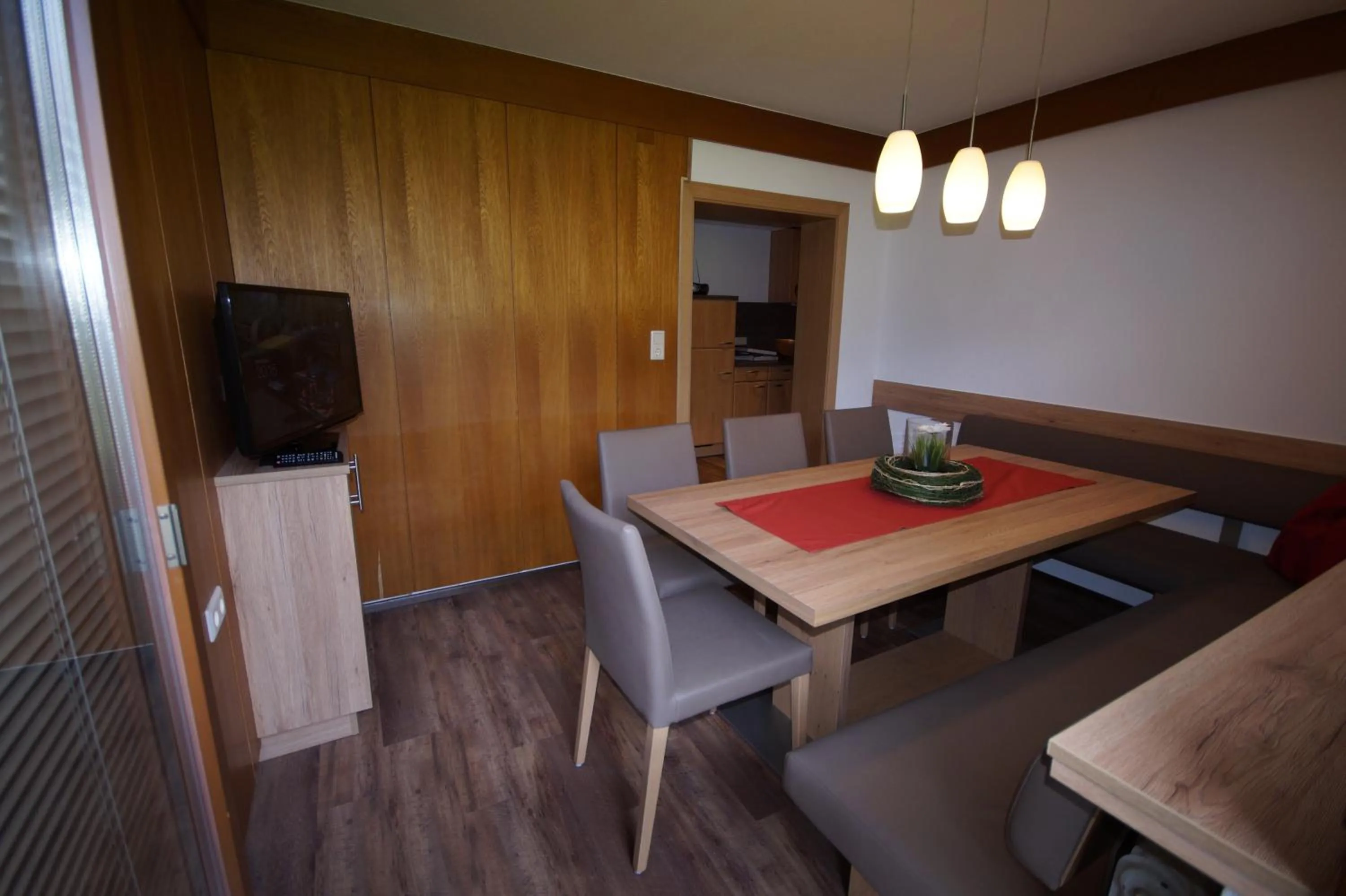 Dining area in Appartement Gästehaus Aloisia