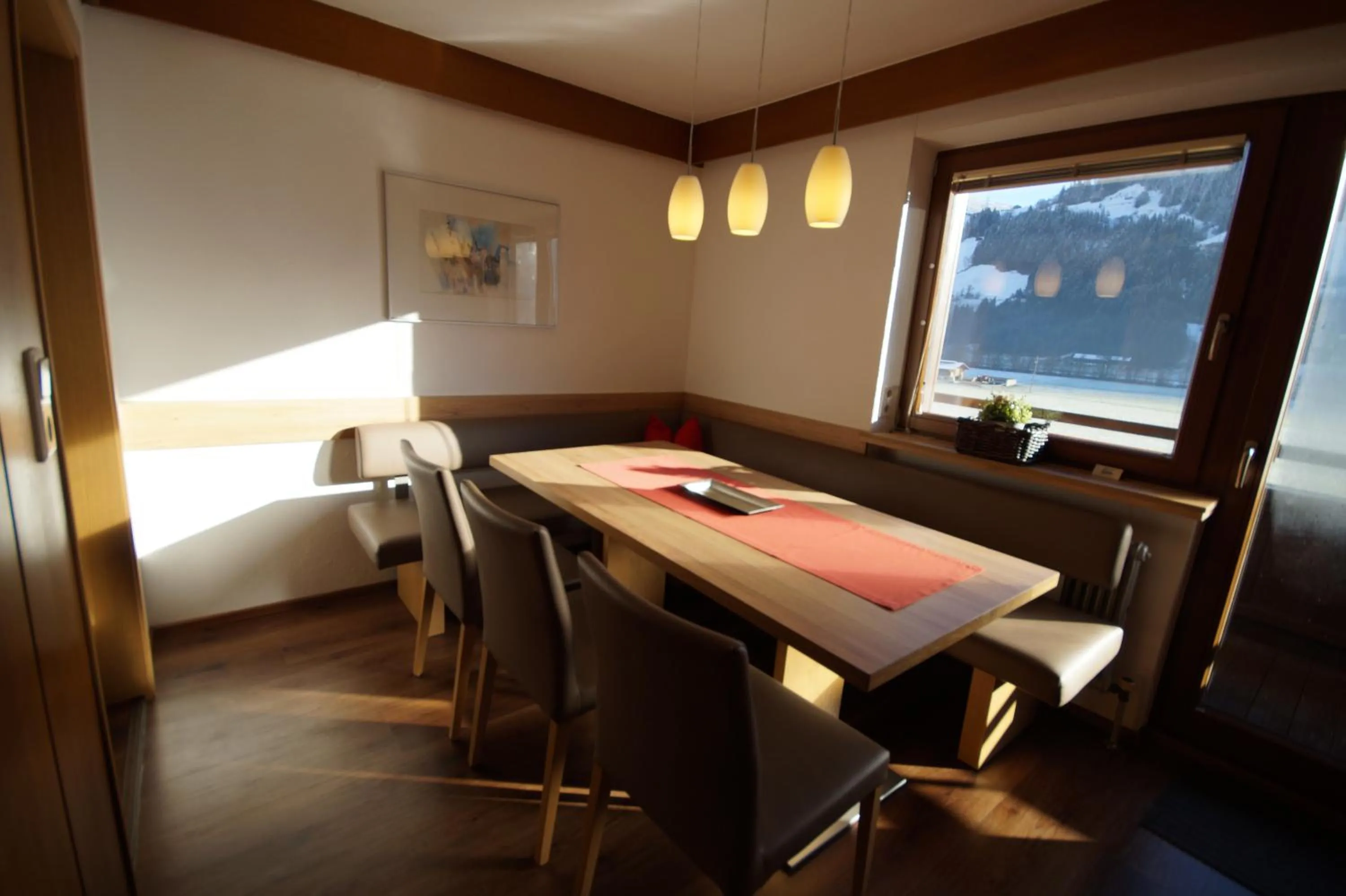 Dining area in Appartement Gästehaus Aloisia