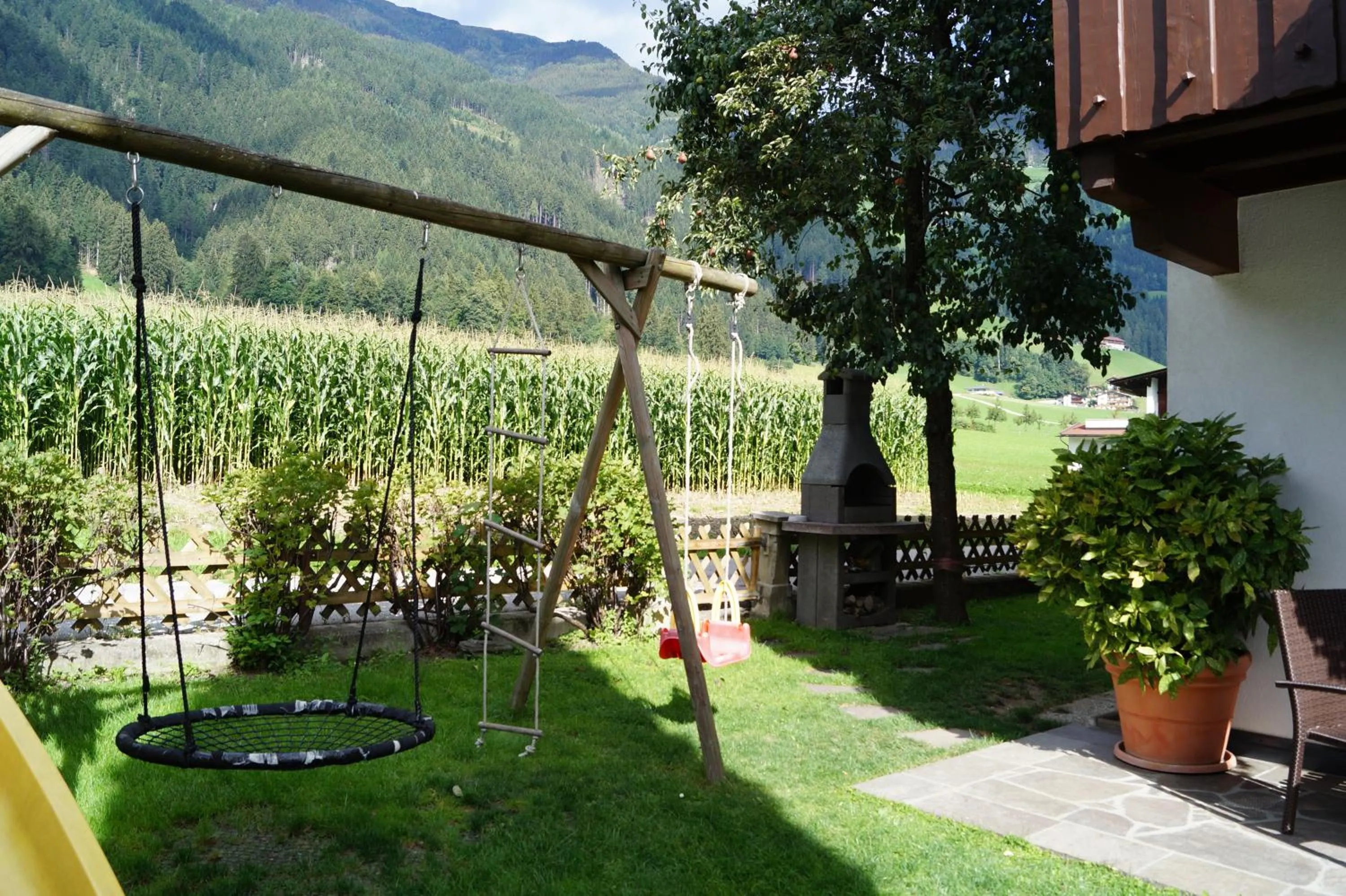 Patio in Appartement Gästehaus Aloisia