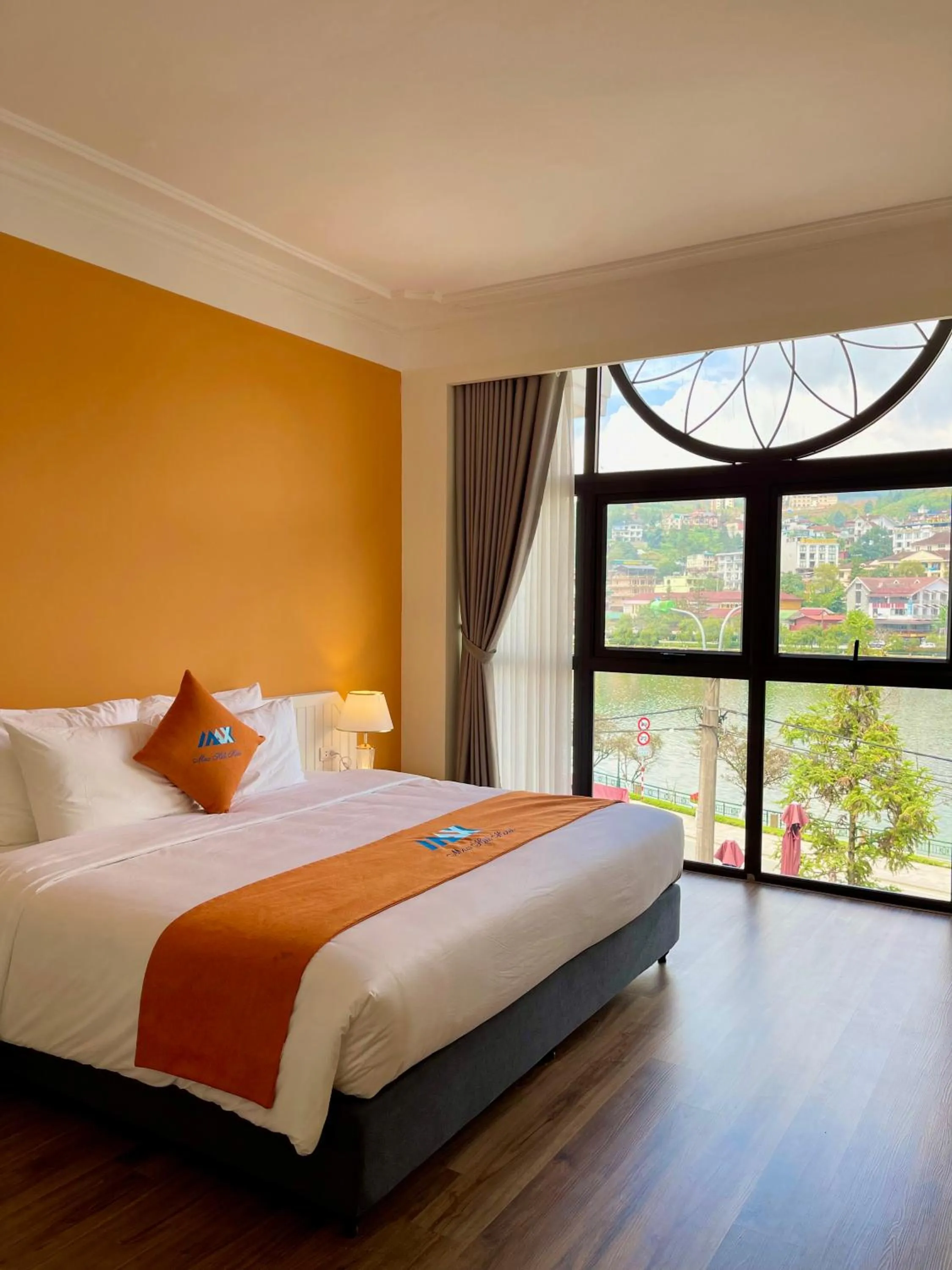 Bed in Sapa Legacy Hotel