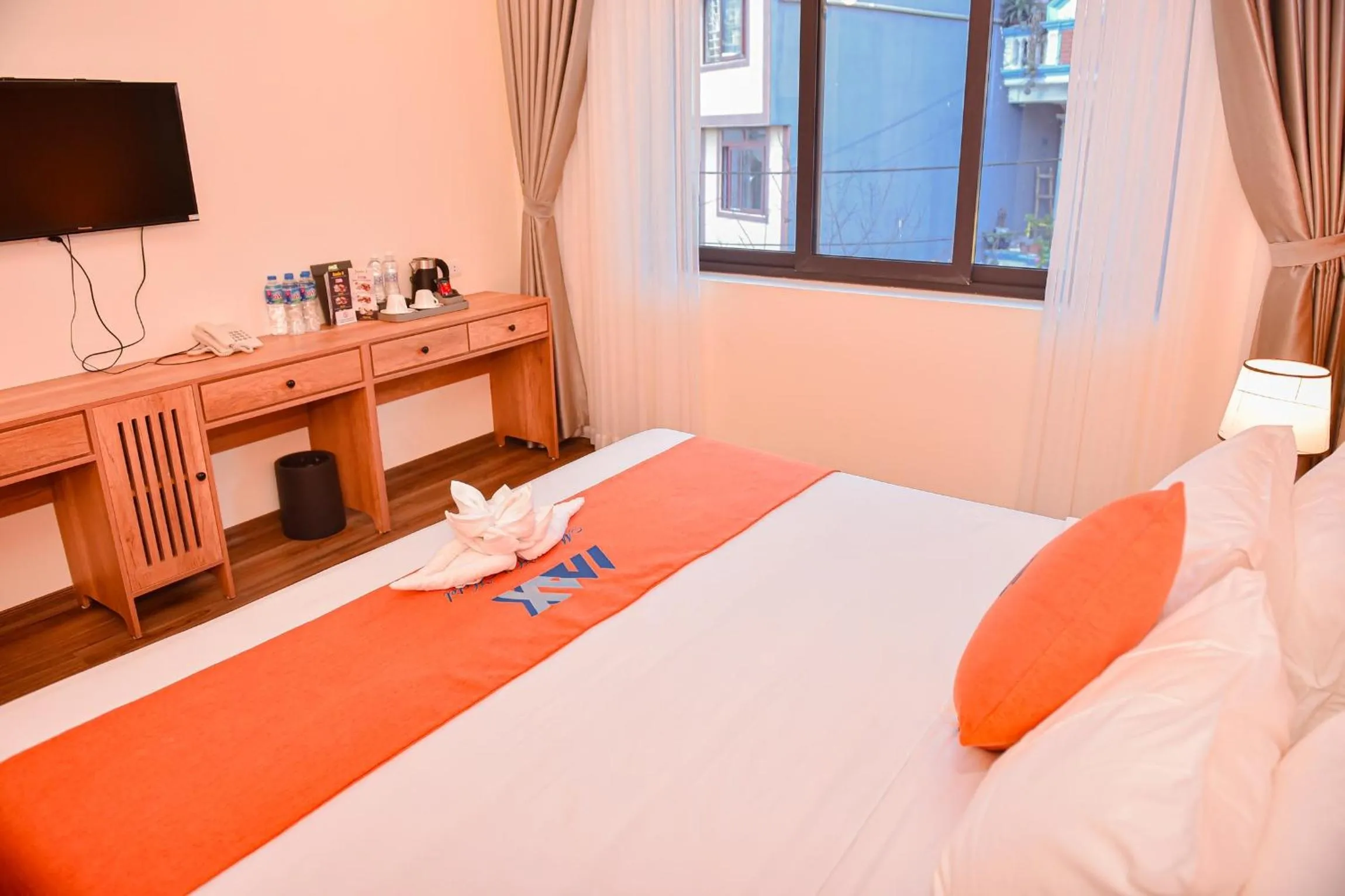 Bed in Sapa Legacy Hotel