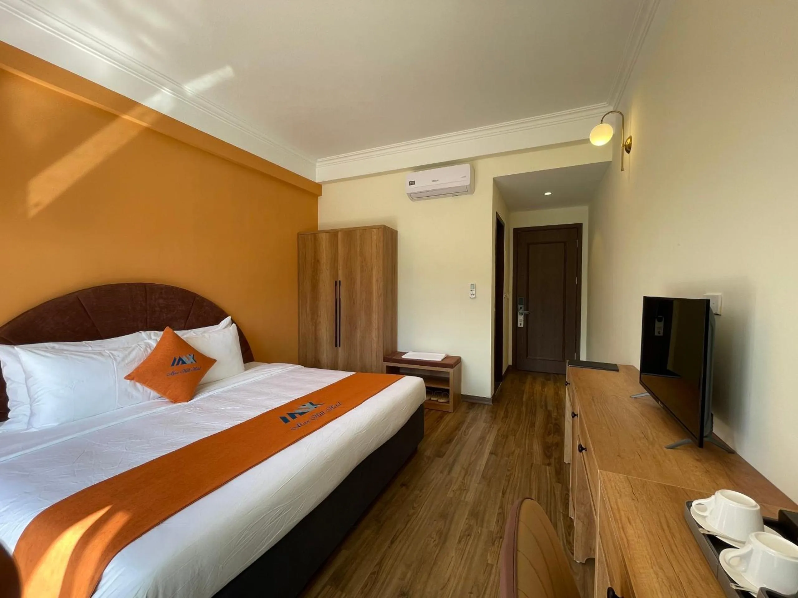 Bed in Sapa Legacy Hotel