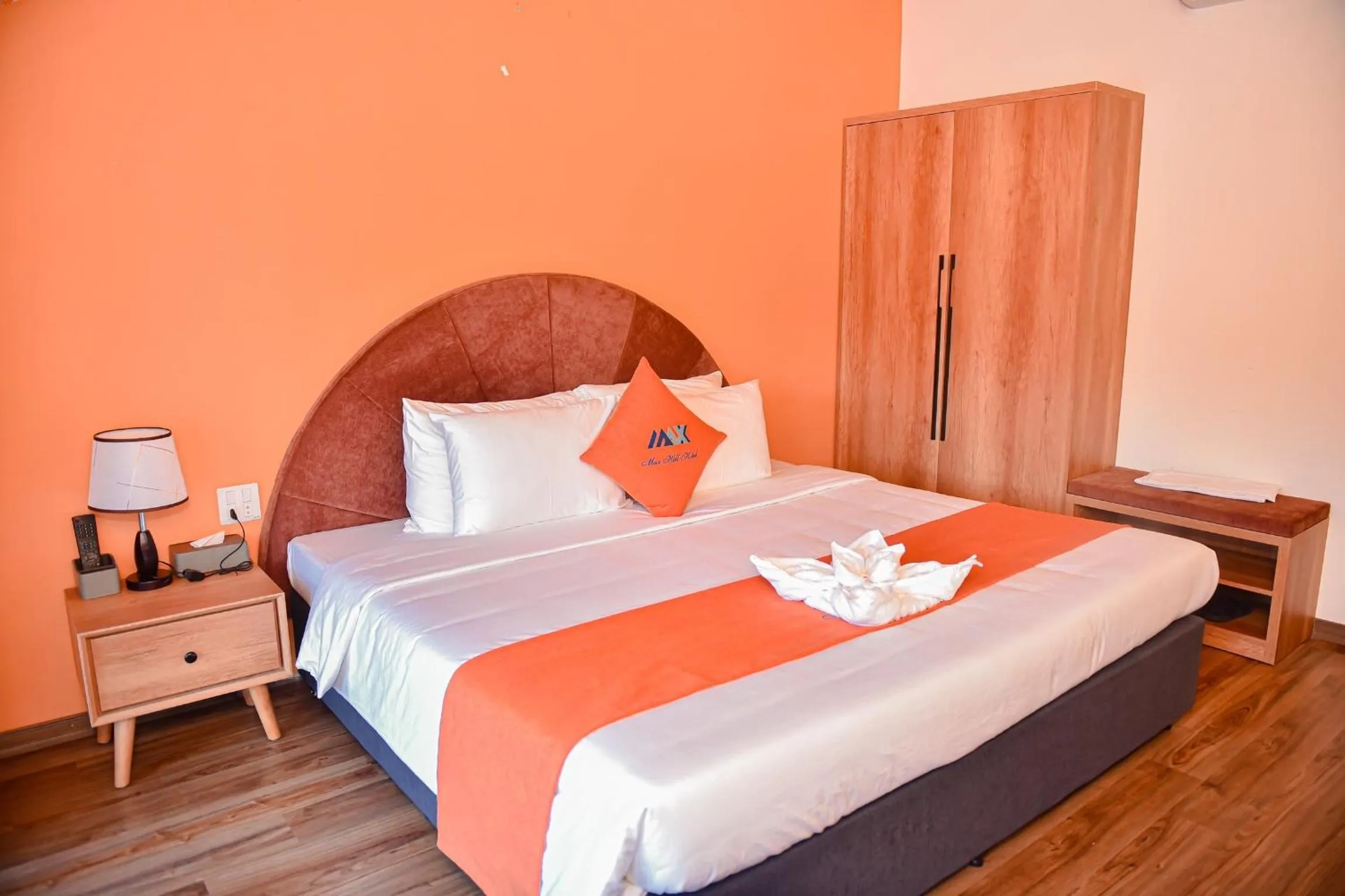 Bed in Sapa Legacy Hotel