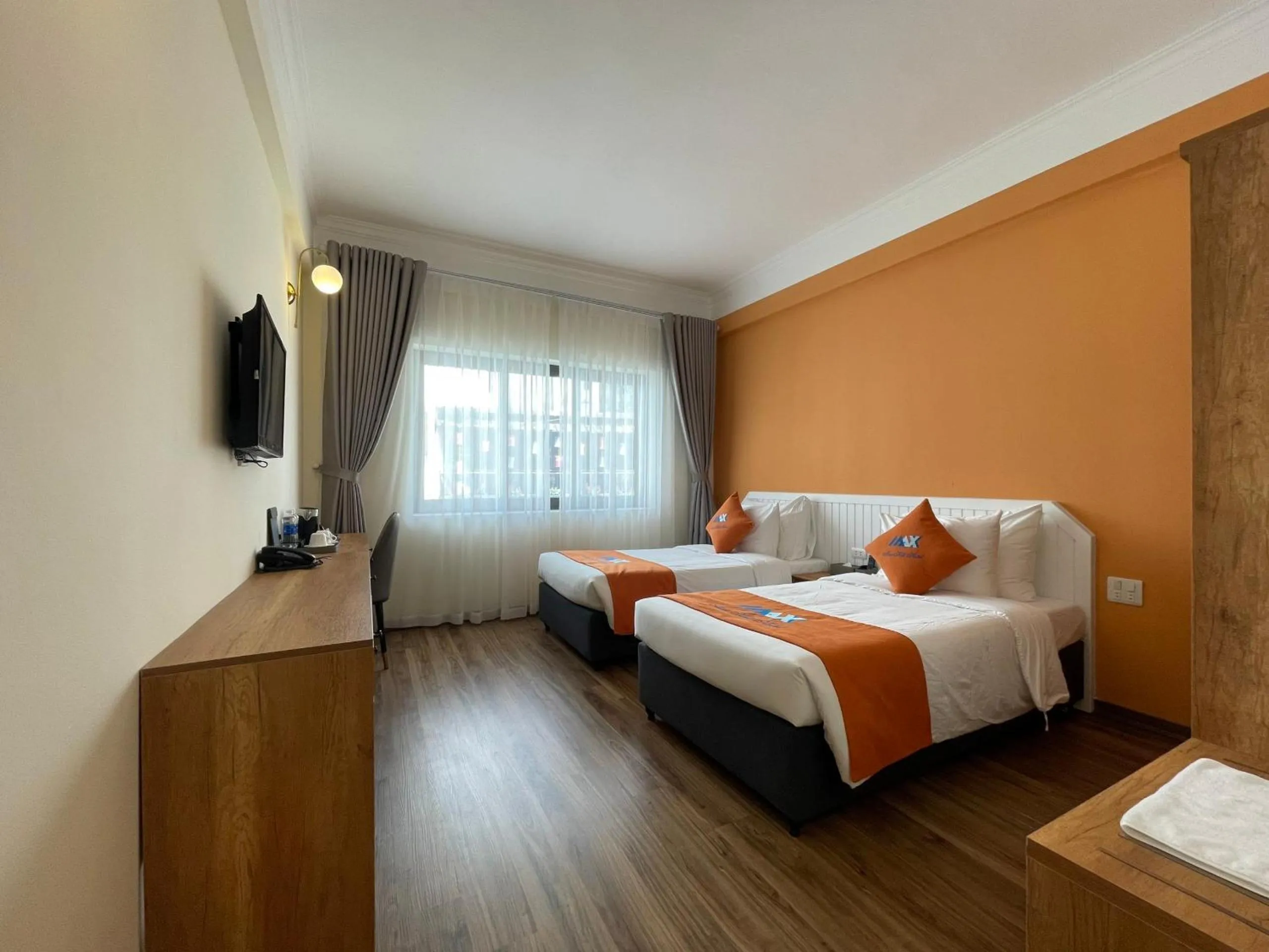 Bed in Sapa Legacy Hotel