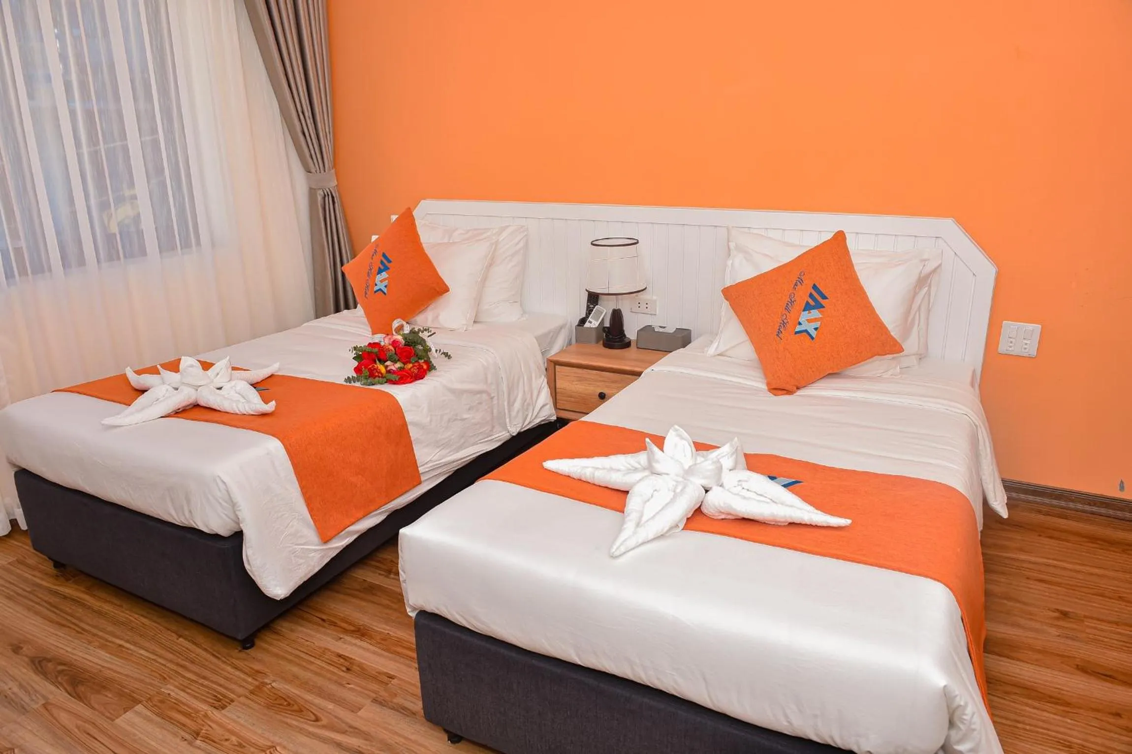 Bed in Sapa Legacy Hotel