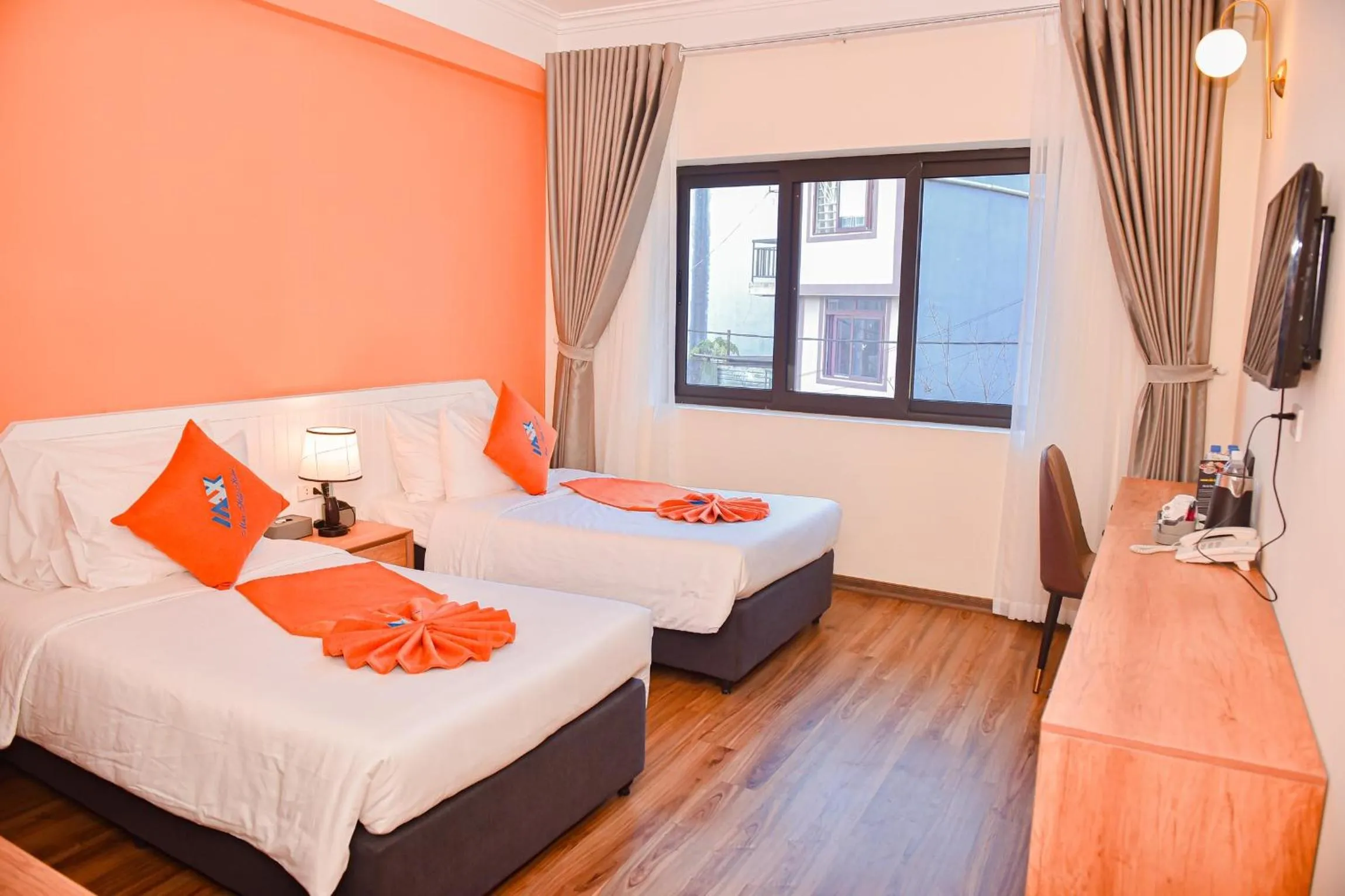 Bed in Sapa Legacy Hotel