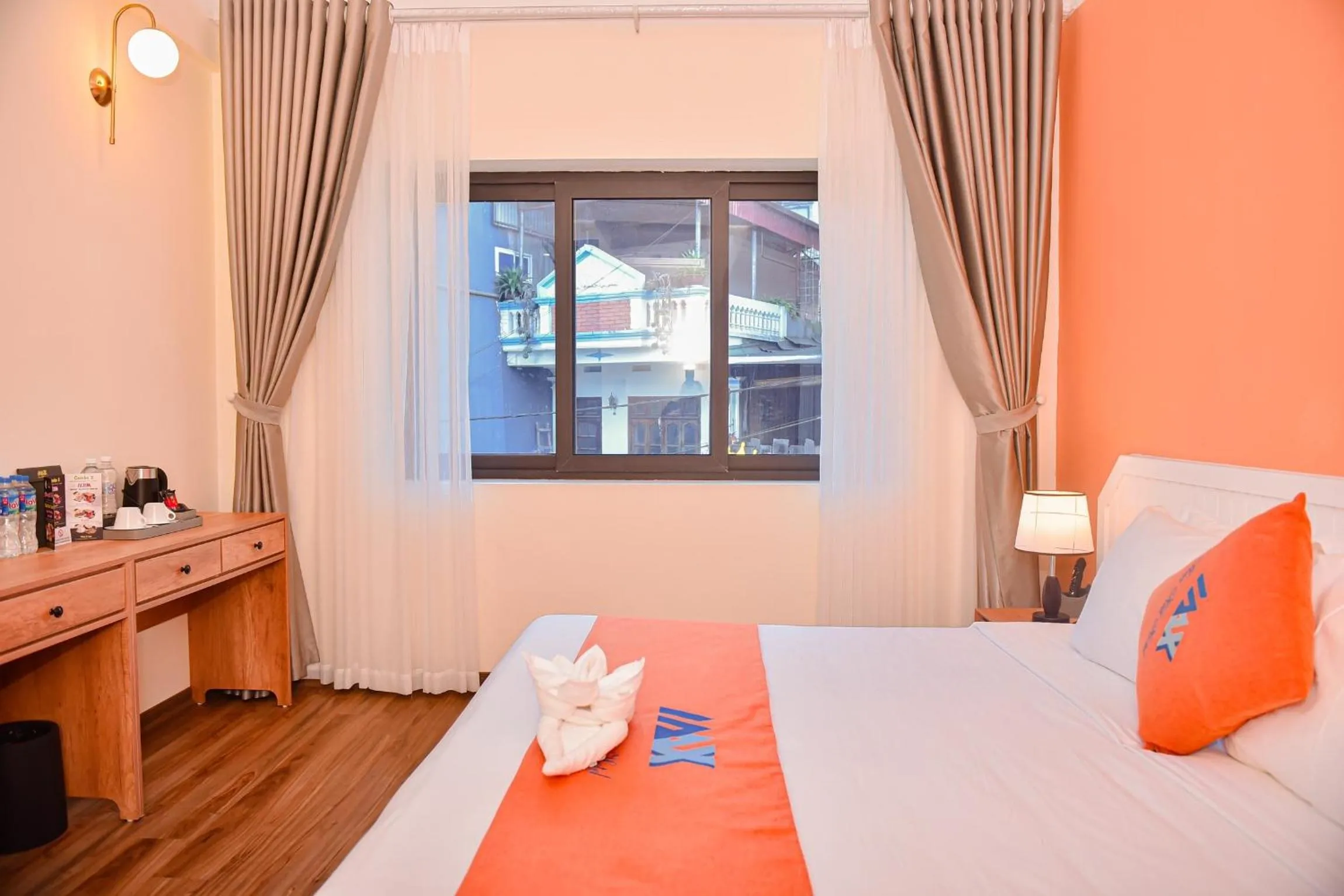 Bed in Sapa Legacy Hotel