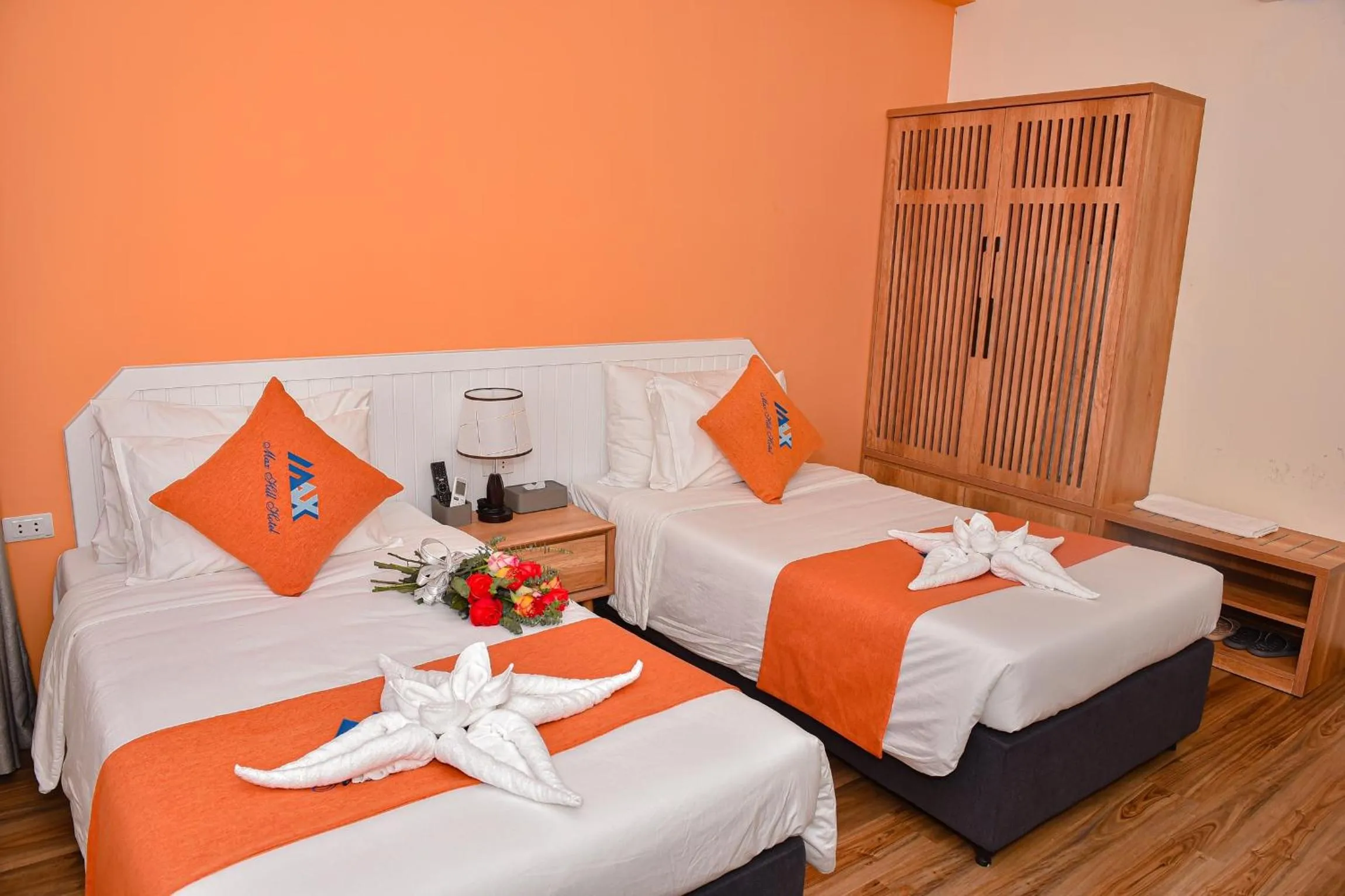 Bed in Sapa Legacy Hotel